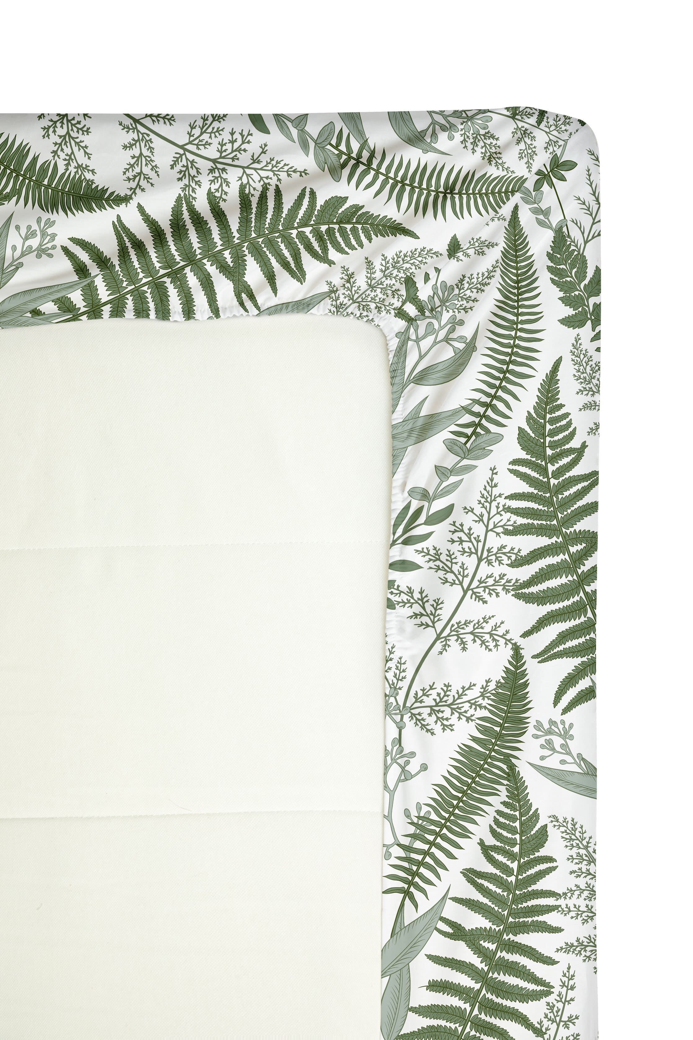 Простыня на резинке Унисон Папоротник 2