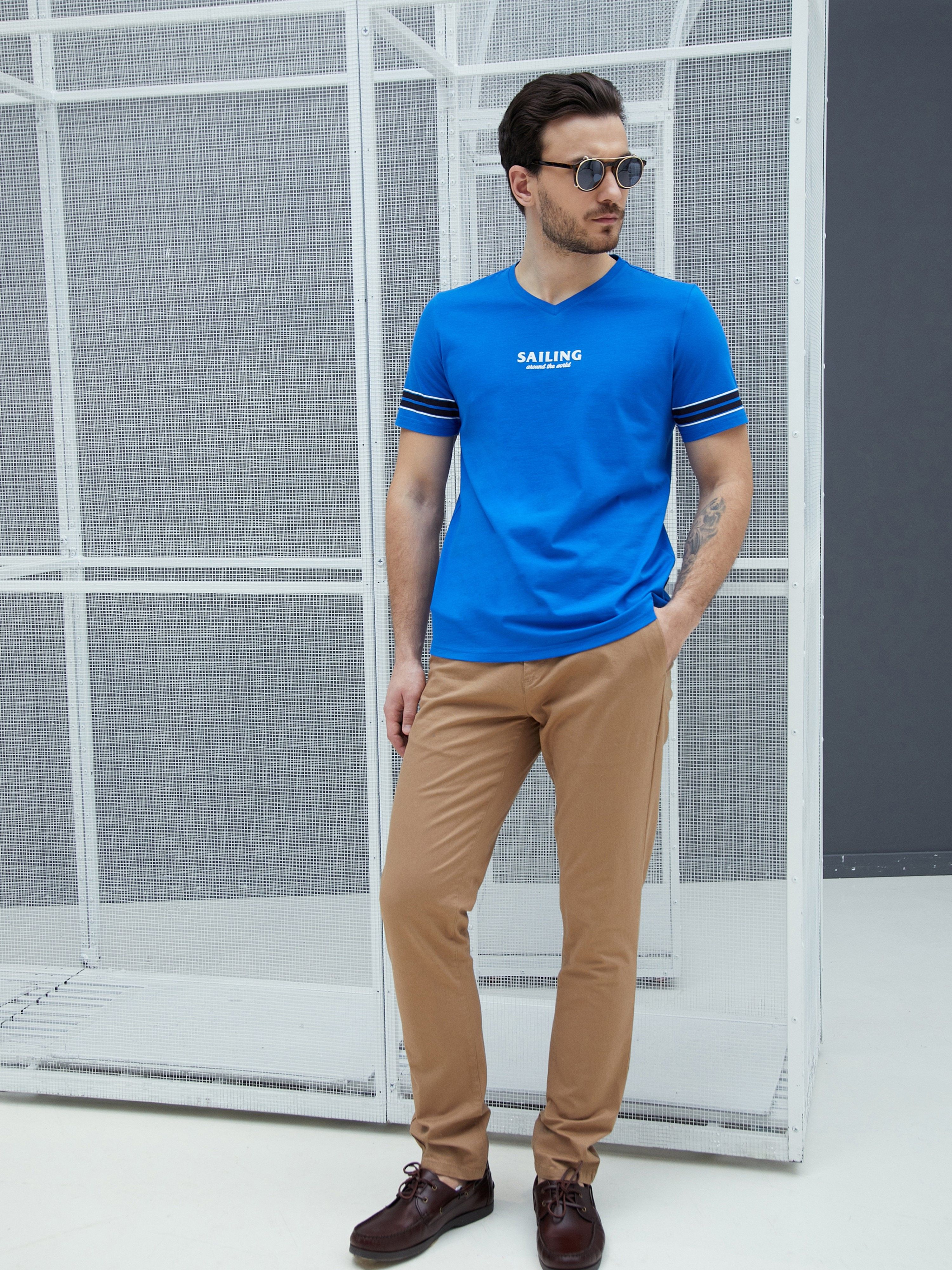 Футболка "SeaBreeze", синий, BeGood 5