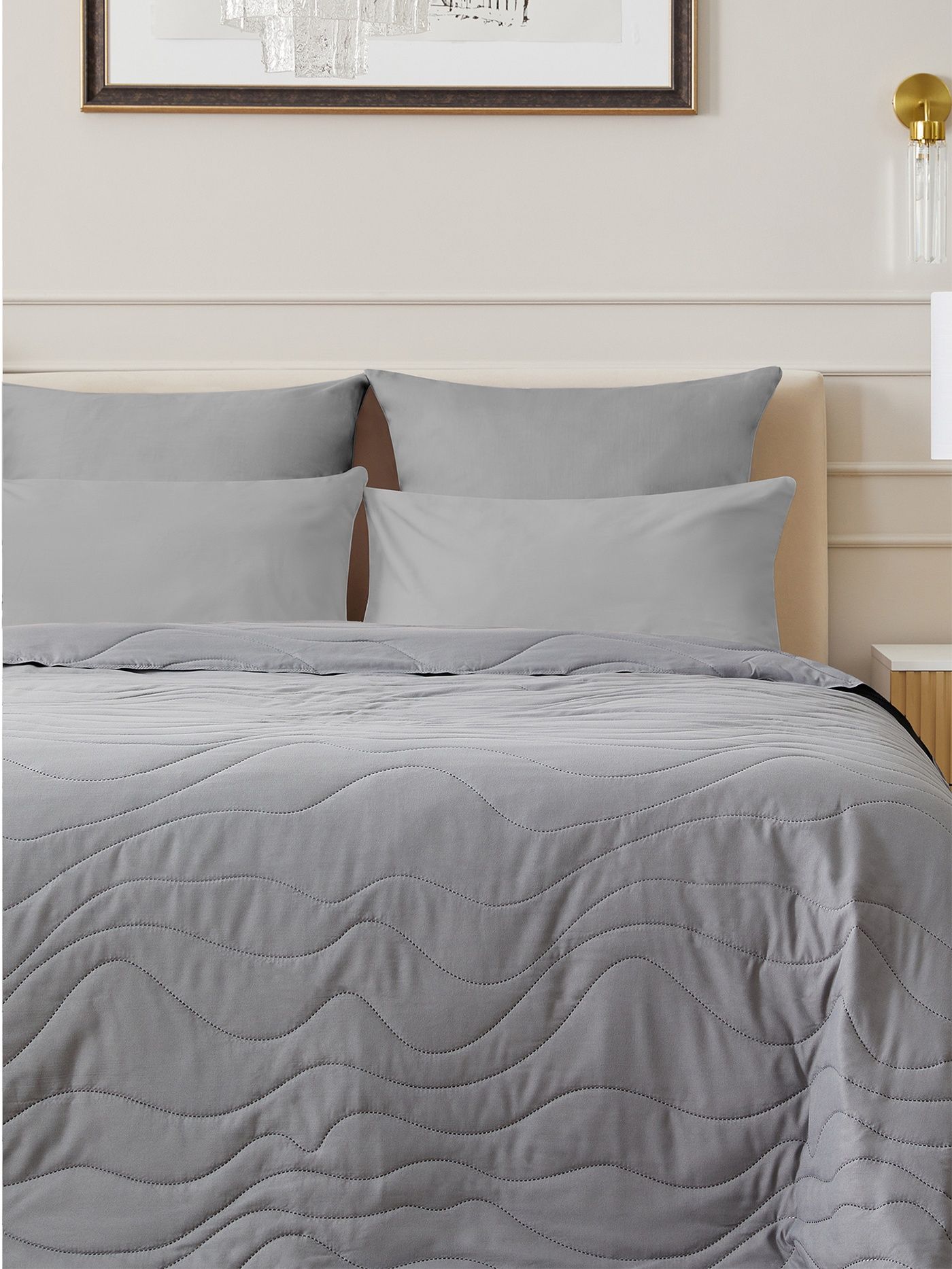 Покрывало Унисон Серый свет 2