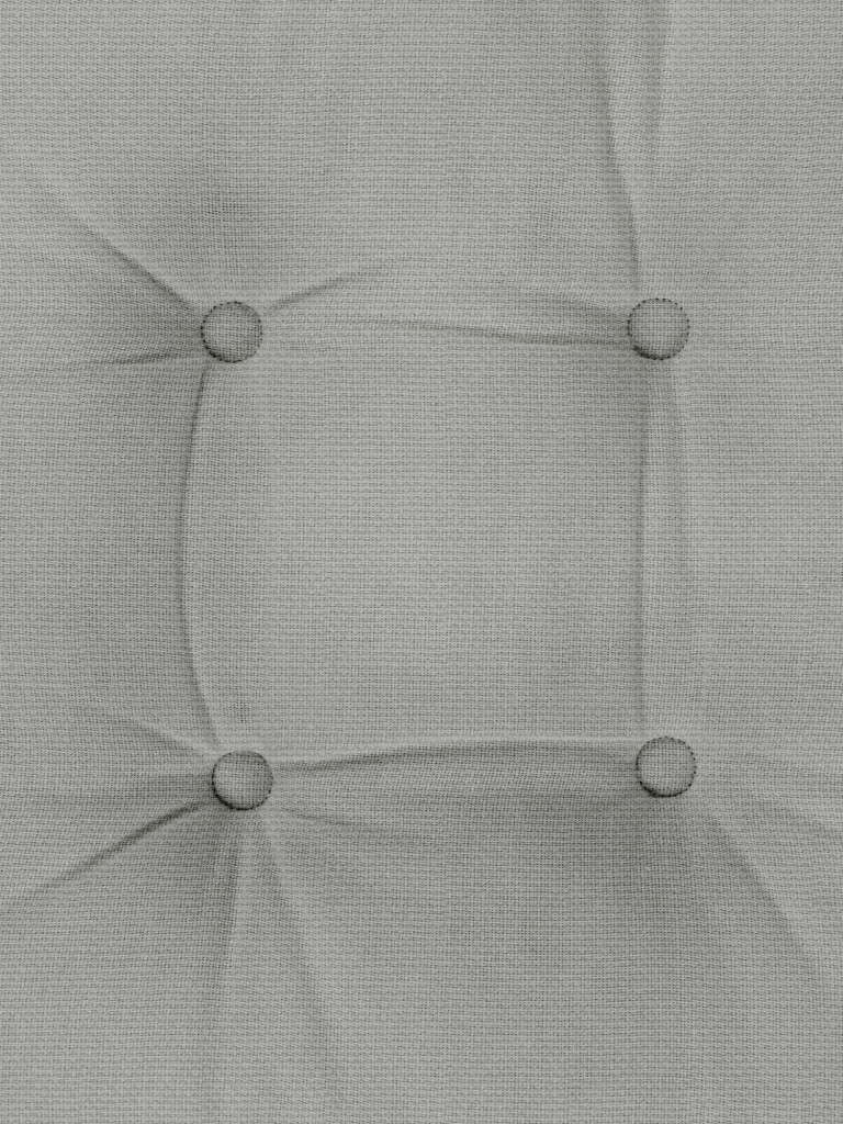 Подушка на стул с тафтингом круглая "Basic", Унисон 4