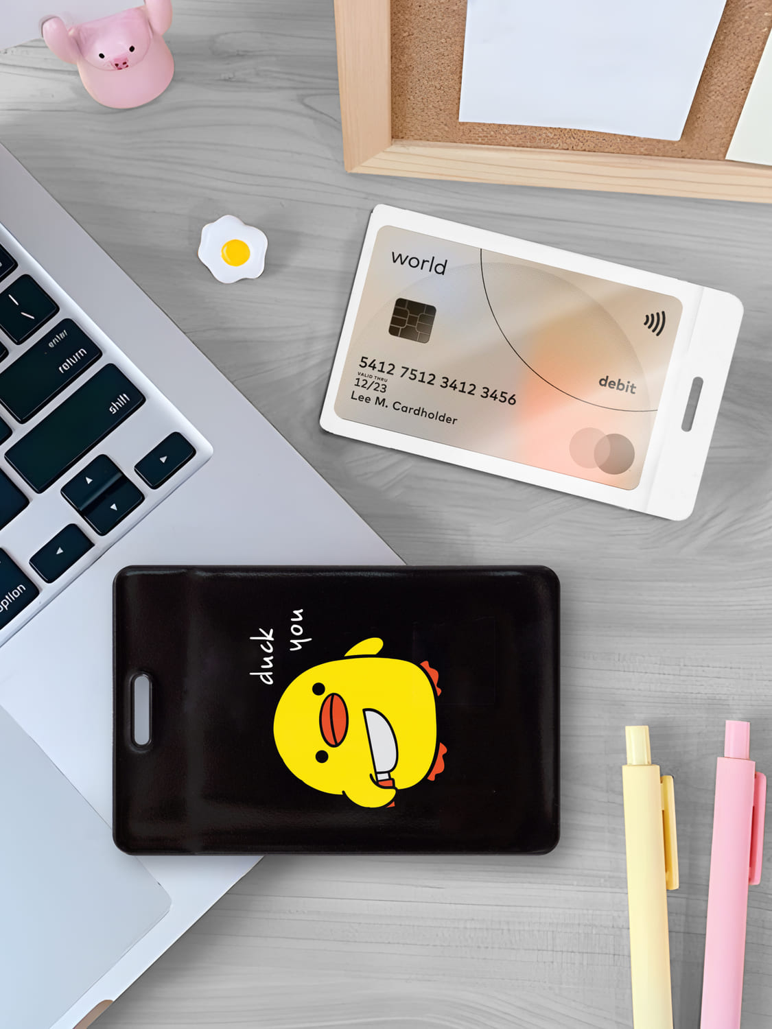 Чехол для карт Crazy Getup Опасная утка 1