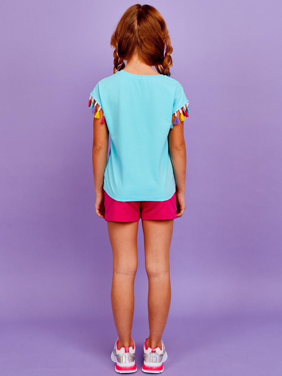 Футболка "Sweet Rainbow", бирюзовый, Juno 1