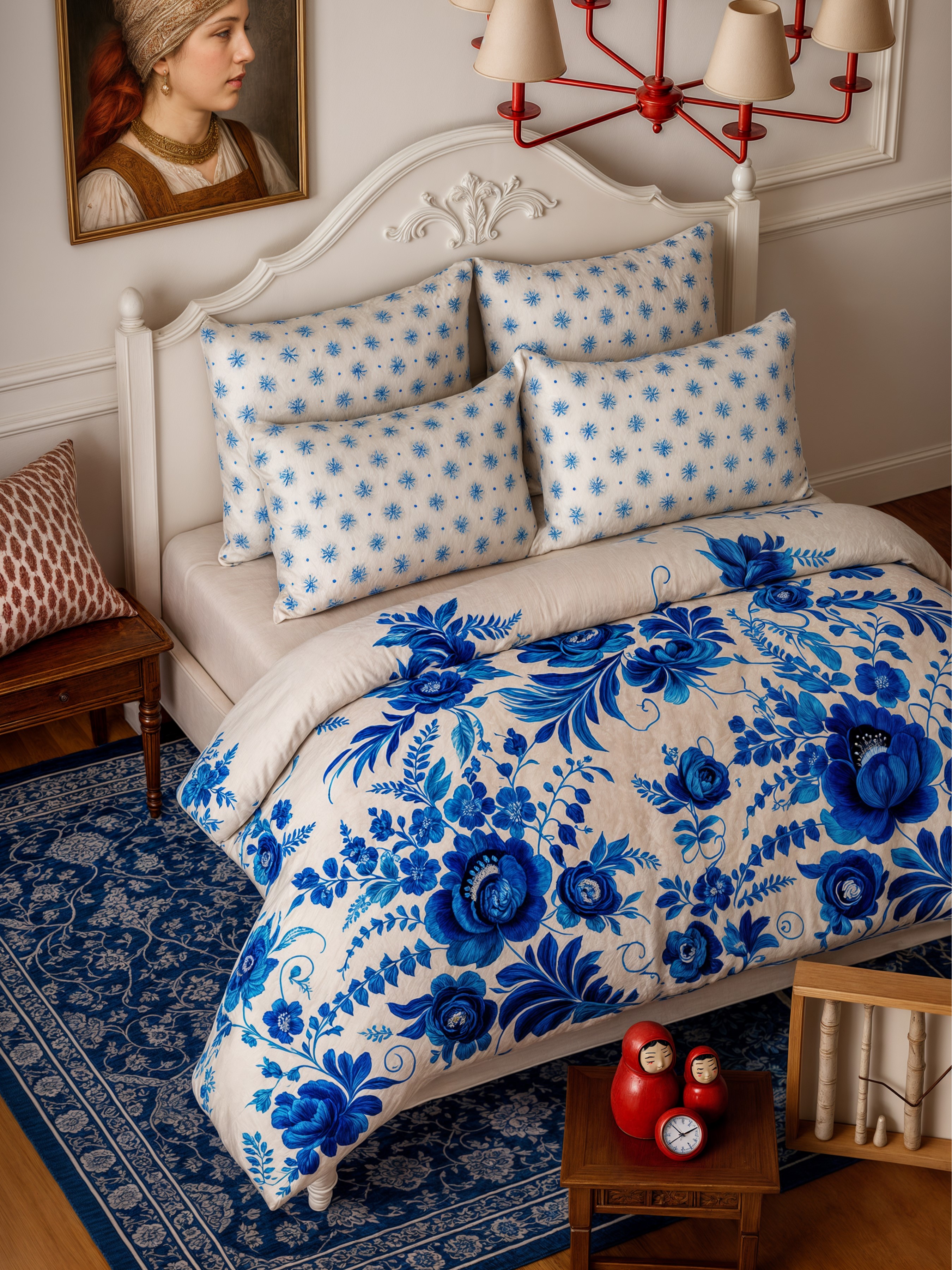 Постельное бельё Унисон Гжель 0