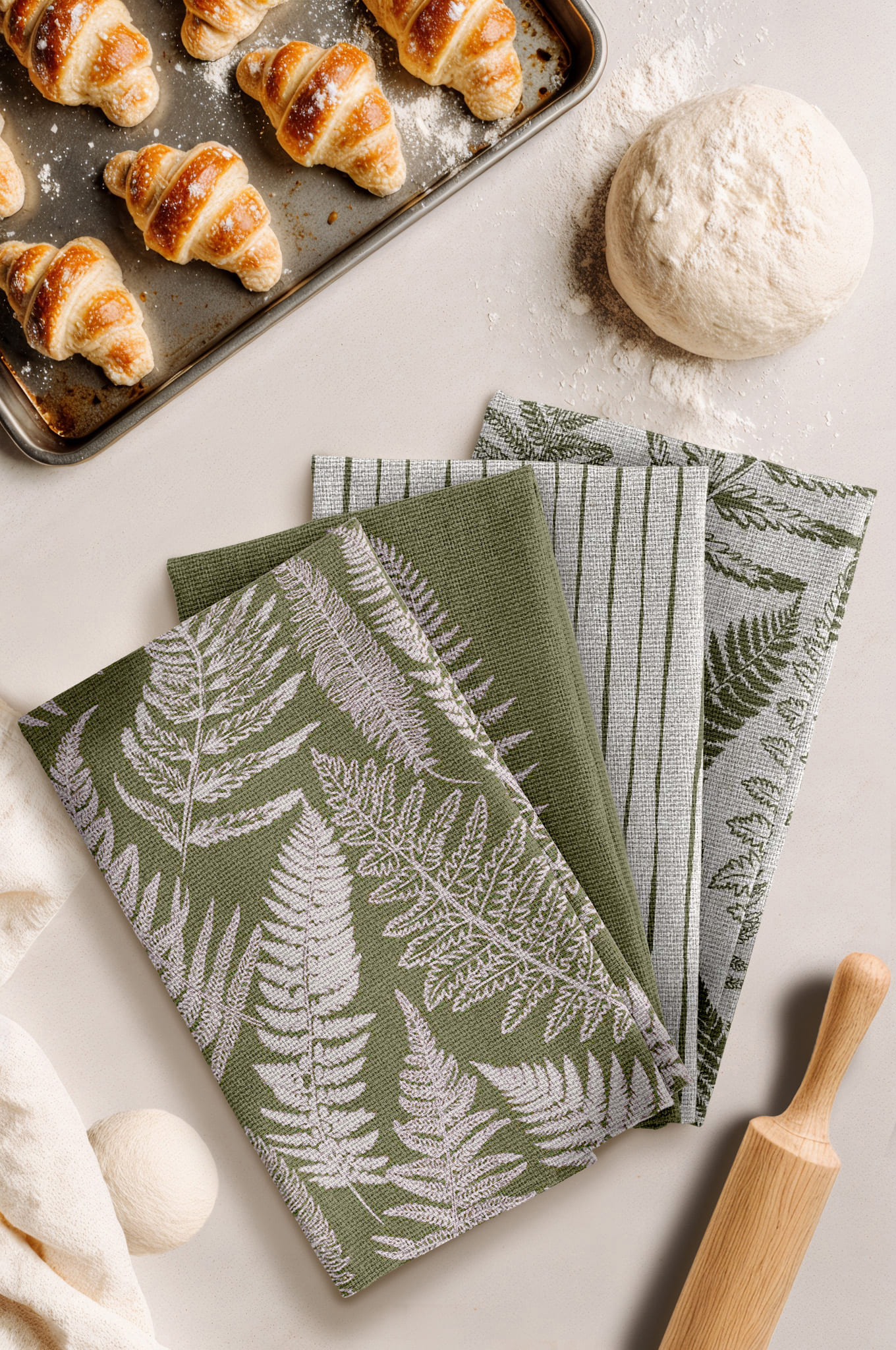 Комплект полотенец Mia Cara Листья папоротника 1