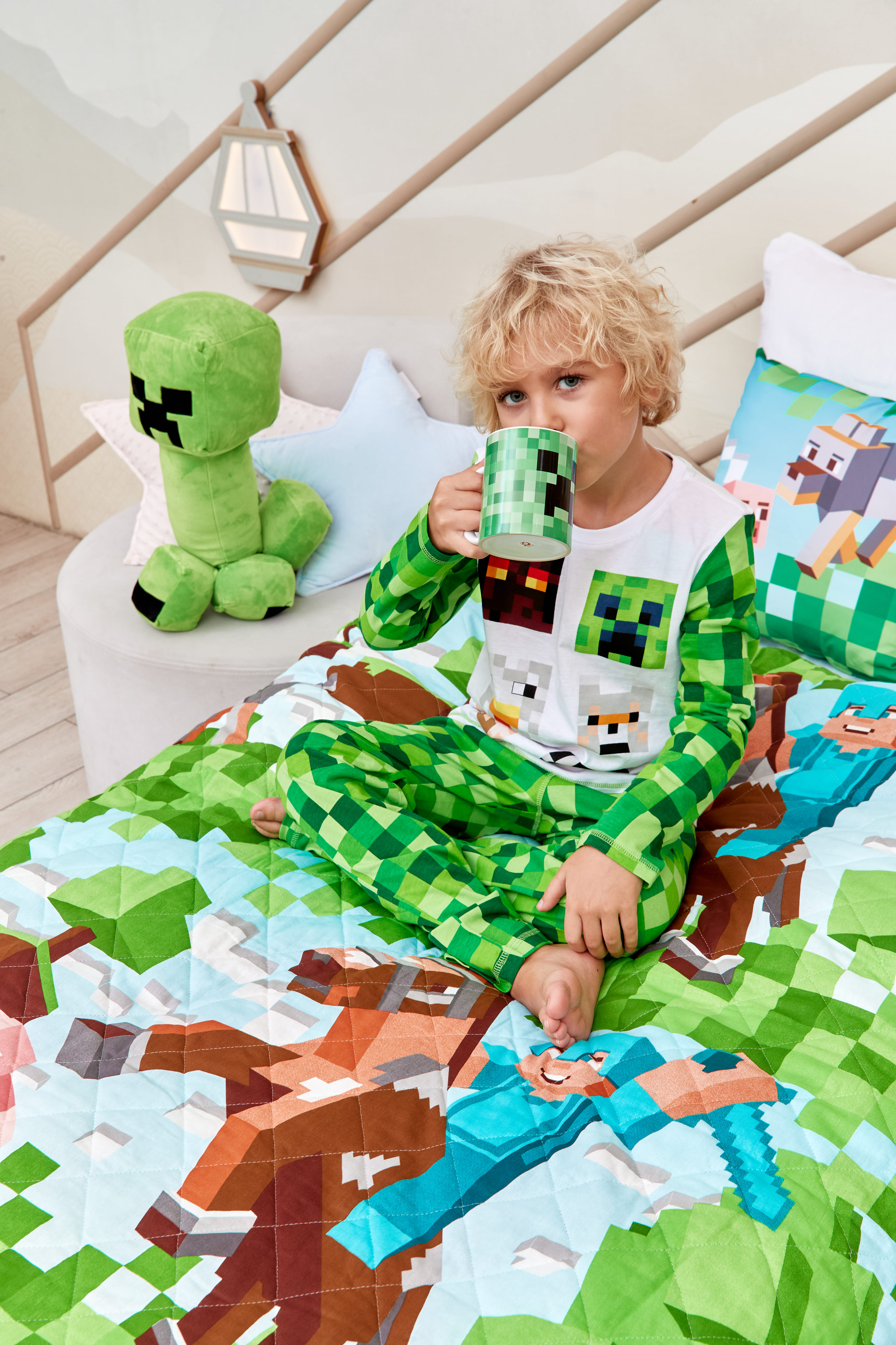 Покрывало стеганое "Minecraft", Juno 2