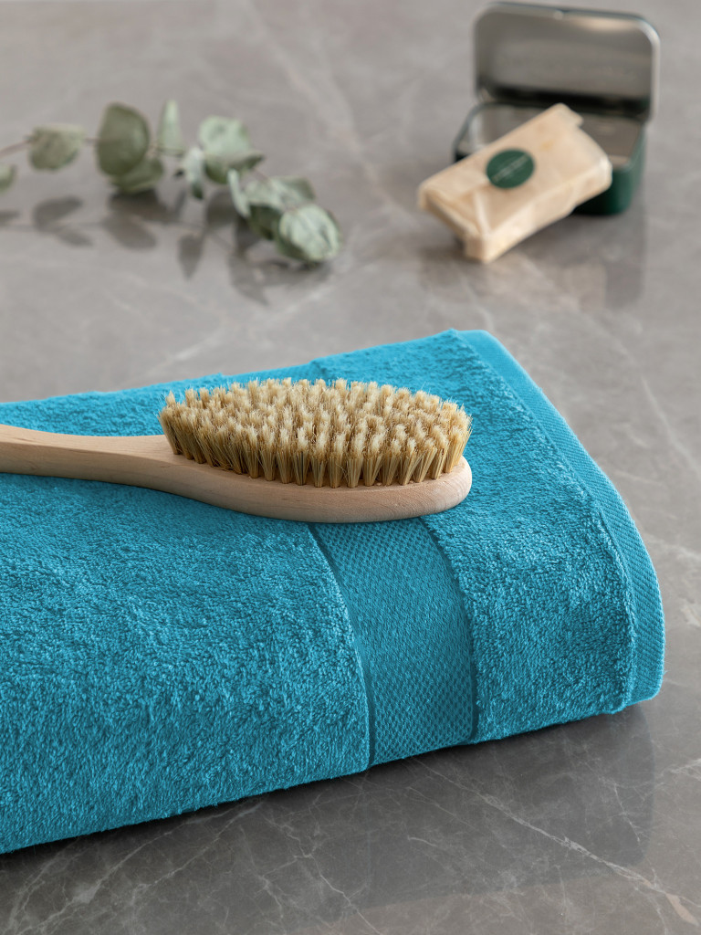 Полотенце махровое "Ritz", темно-бирюзовый, Унисон 0