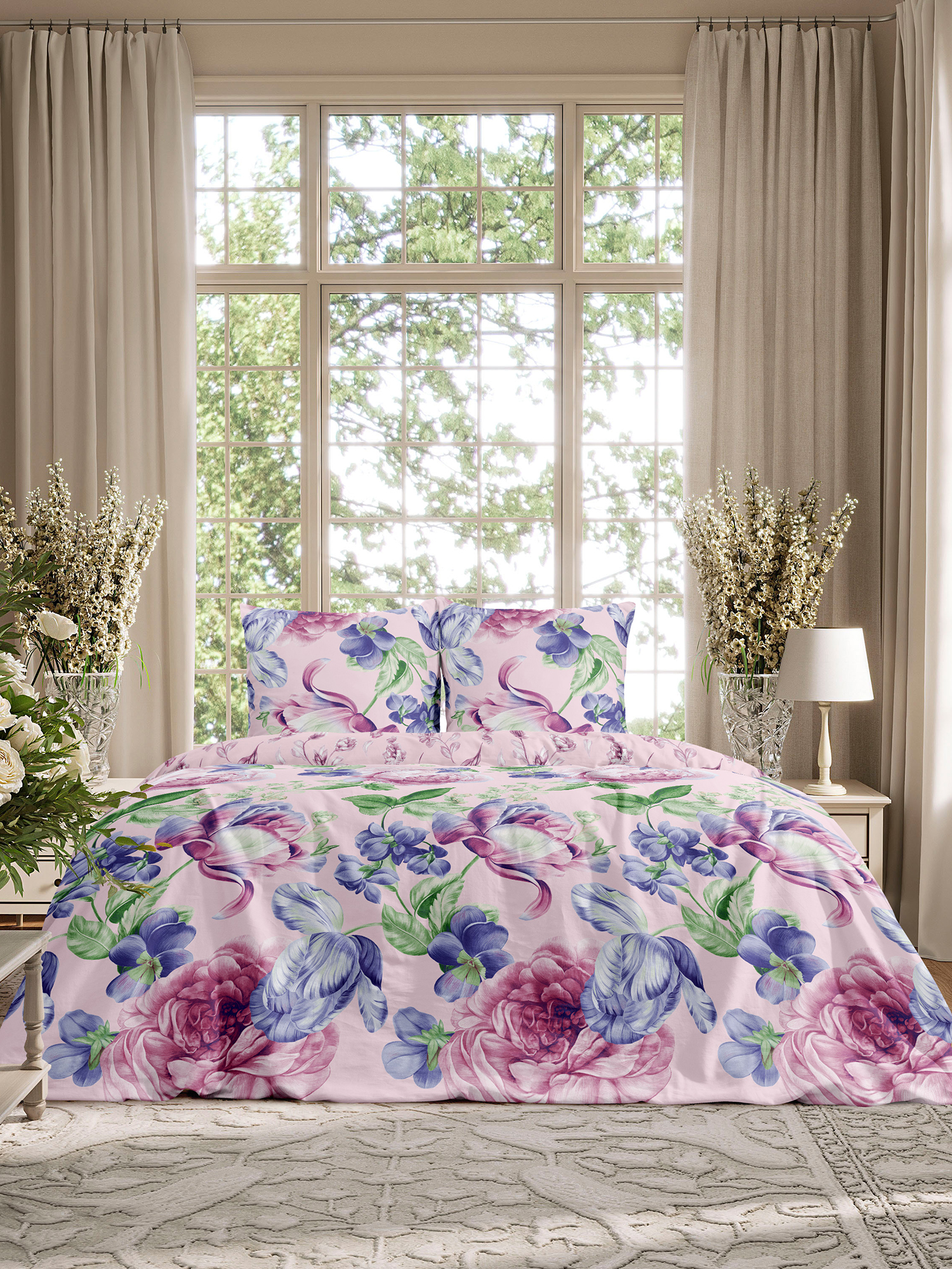 Постельное бельё Mia Cara Peony & Tulip 0