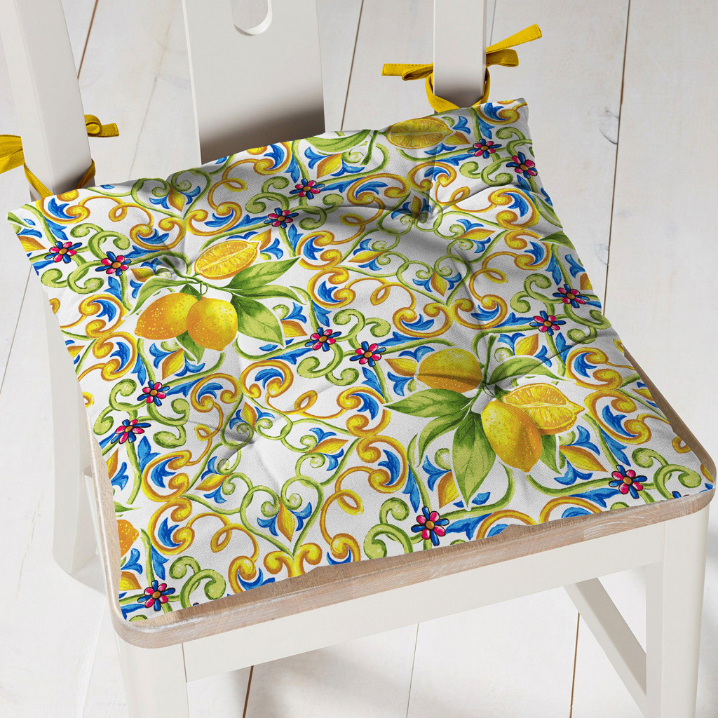 Подушка на стул "Lemonade", Mia Cara 0