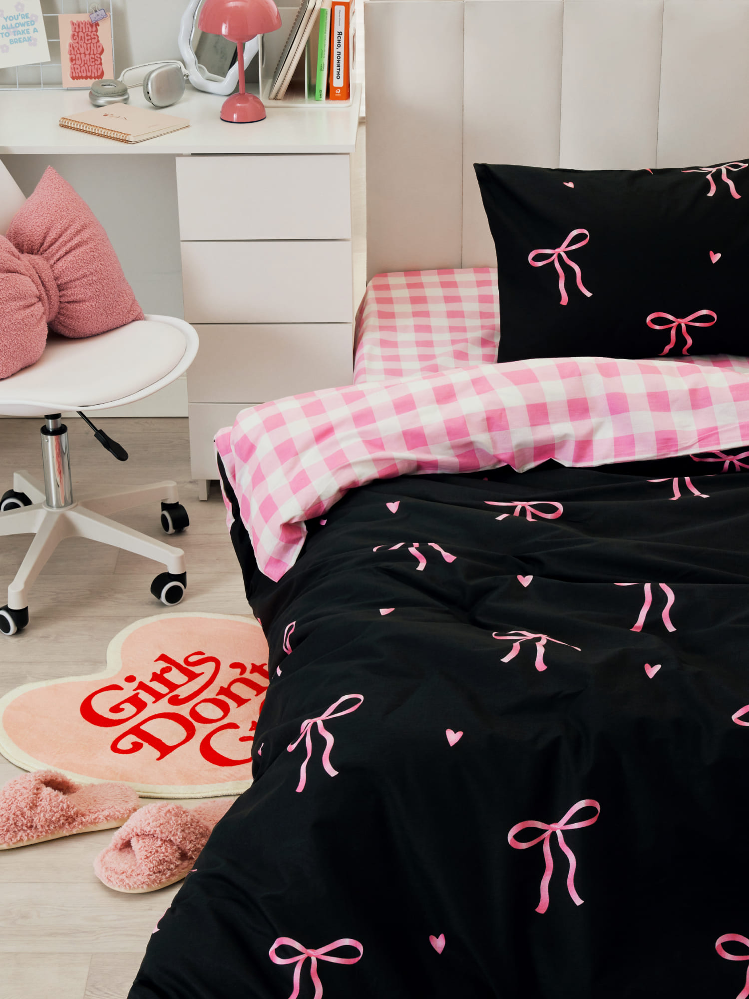 Постельное бельё, Crazy Getup, Розовые бантики 9