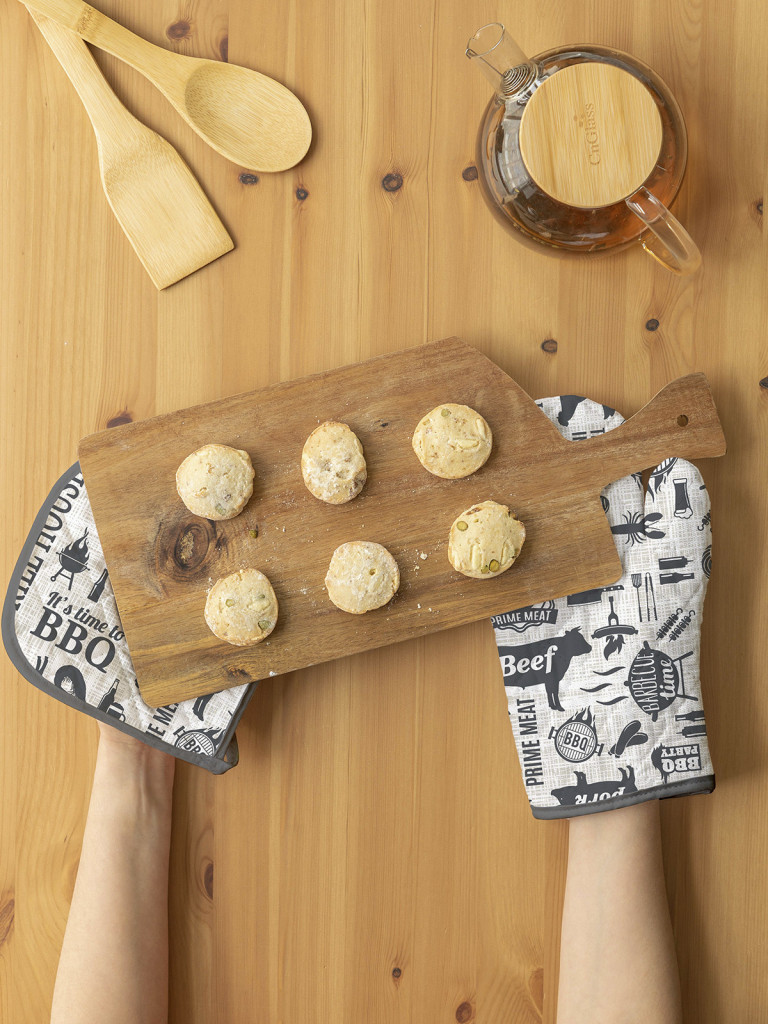 Кухонный набор (прихватка + прихватка-рукавица) "BBQ", Унисон 1