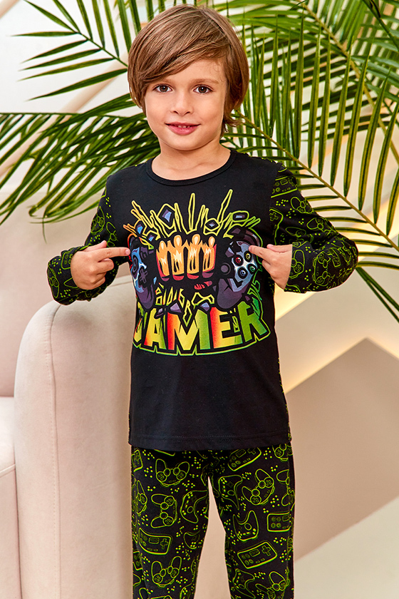 Пижама "Геймер", черный, Juno 4
