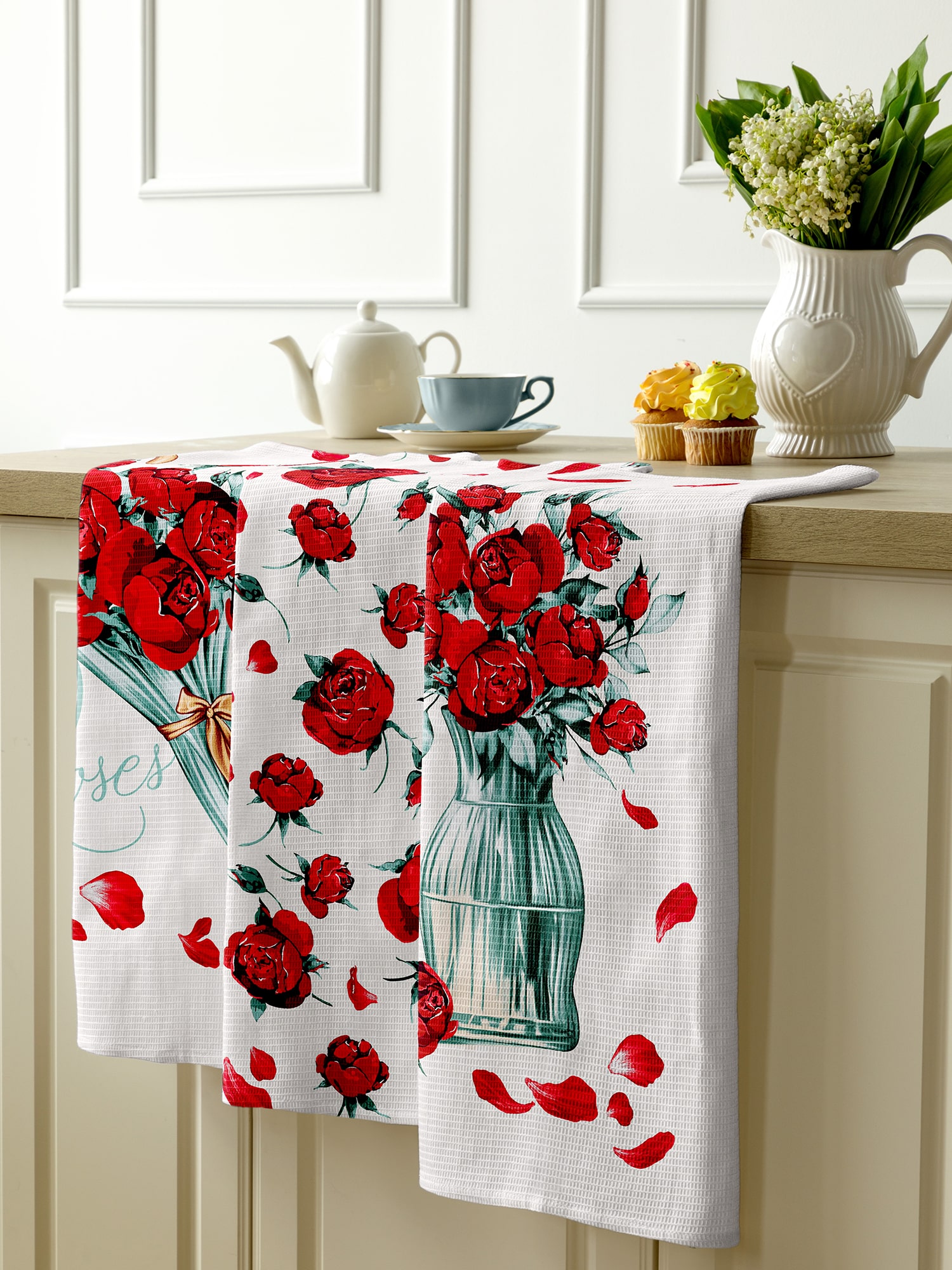 Комплект полотенец Mia Cara Roses 0