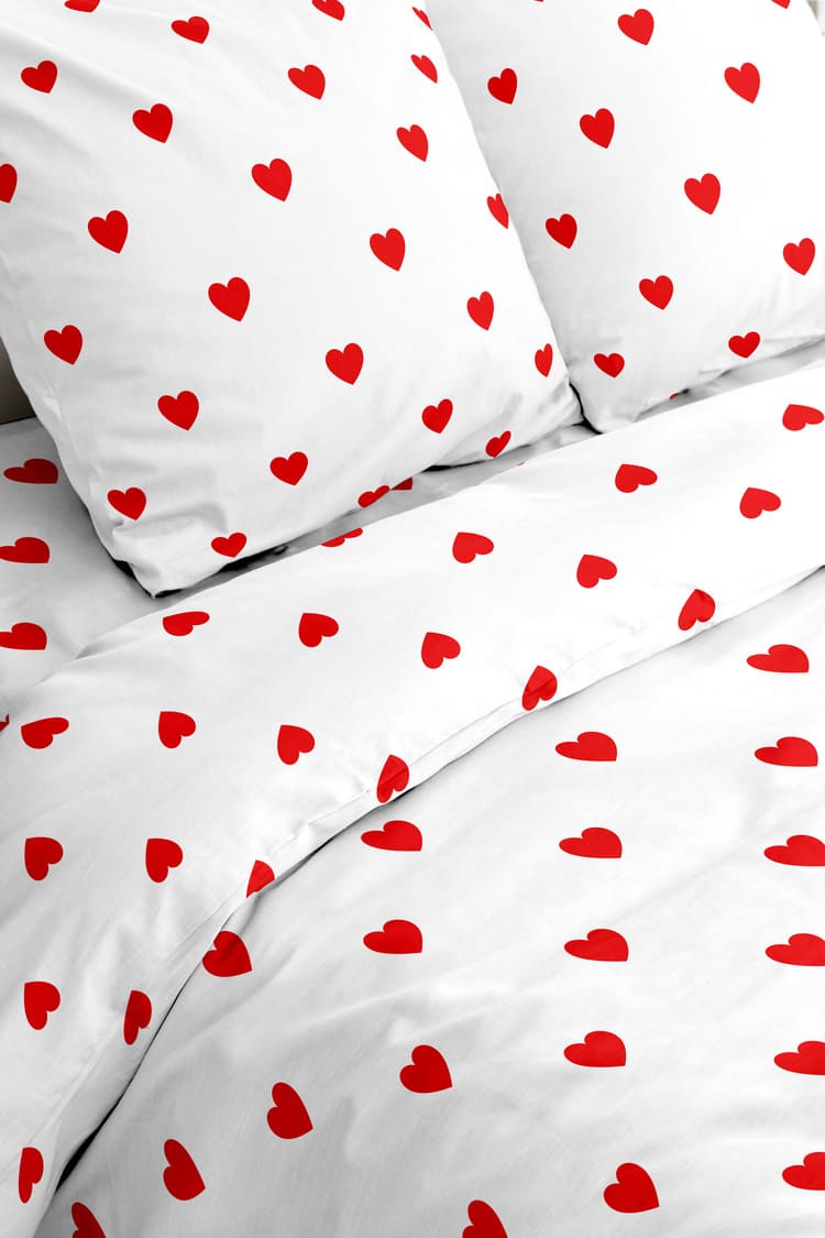 Постельное бельё Флоранс Красные сердца 7
