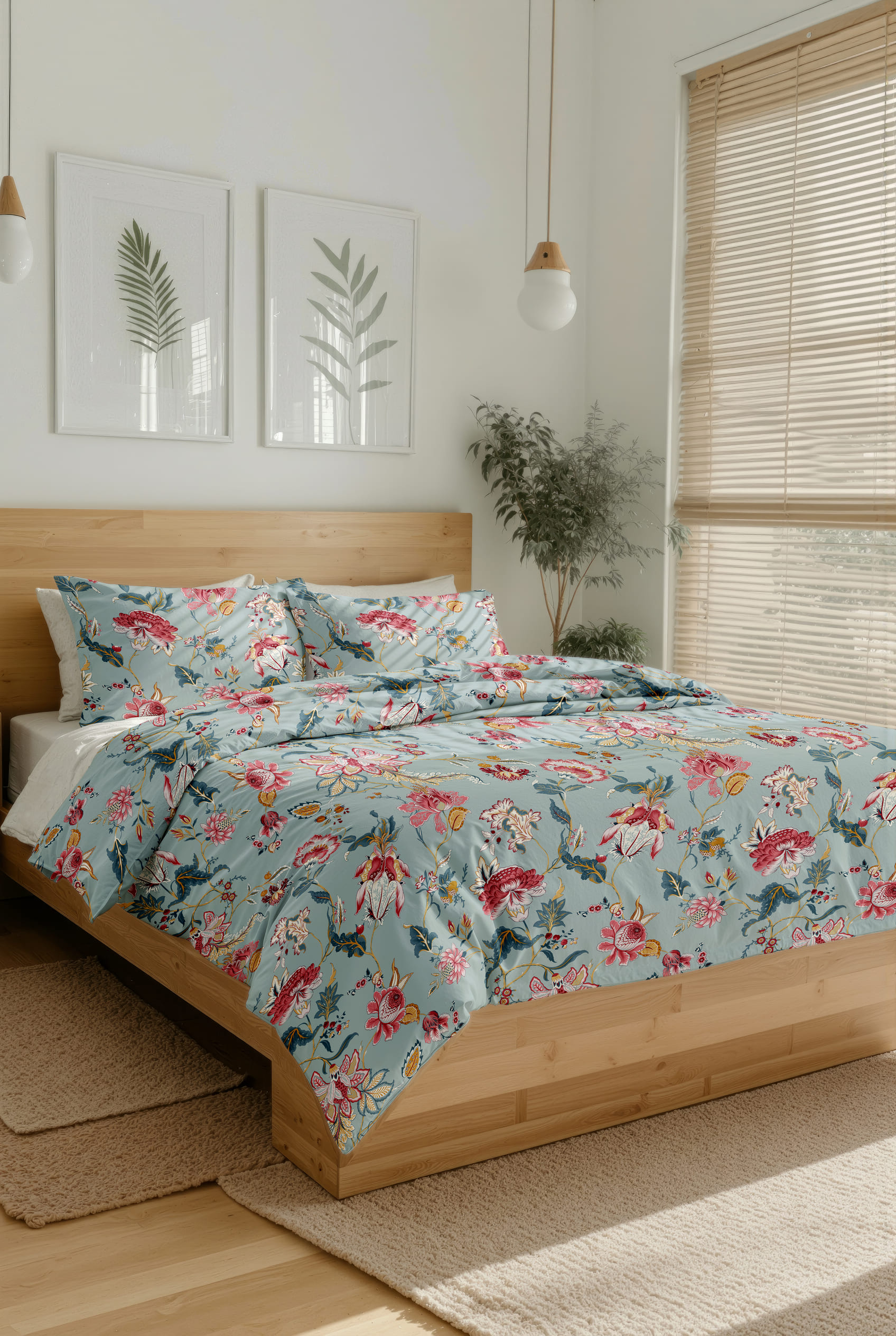 Постельное бельё Унисон Голубой сад 0