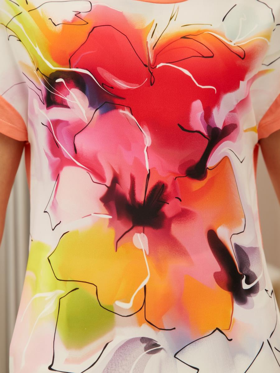 Туника Floral Shadow Папайя, BeGood 1