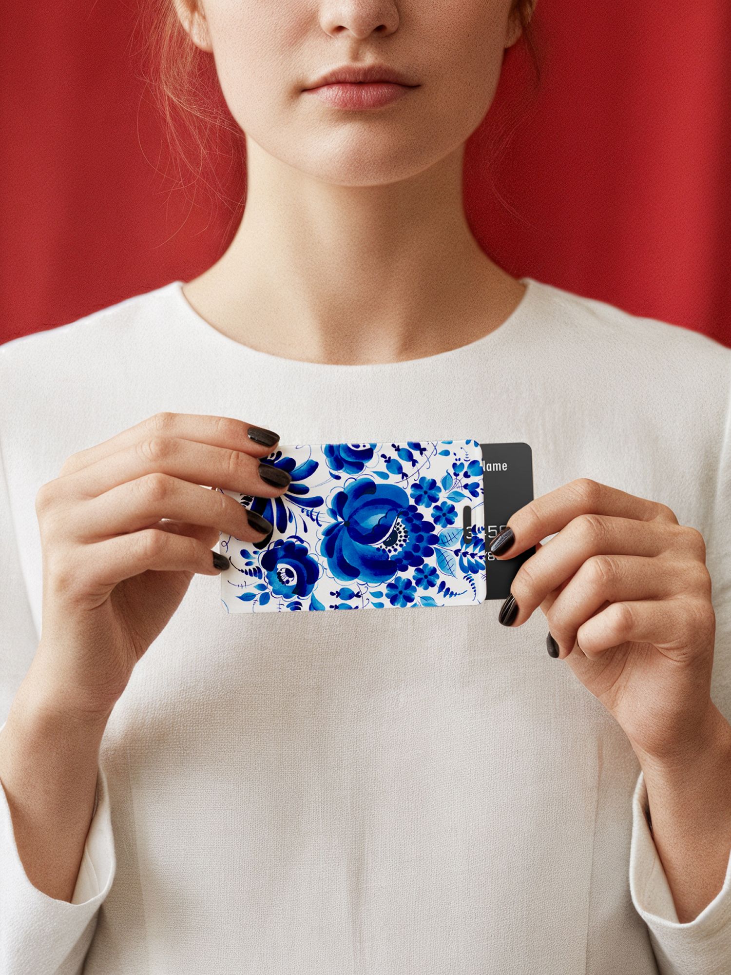 Чехол для карт Crazy Getup Гжель  0