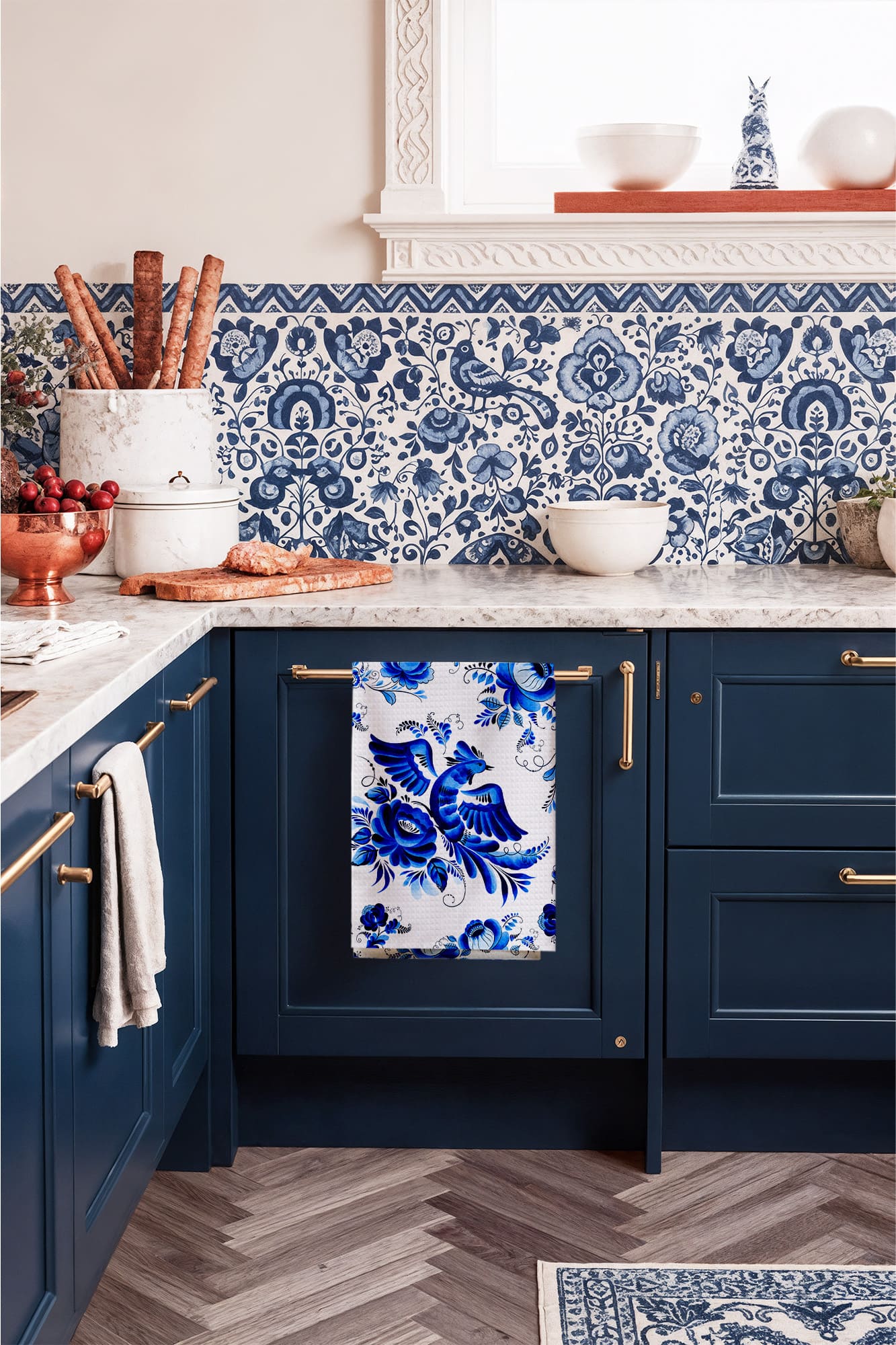 Комплект полотенец Унисон Гжель 3