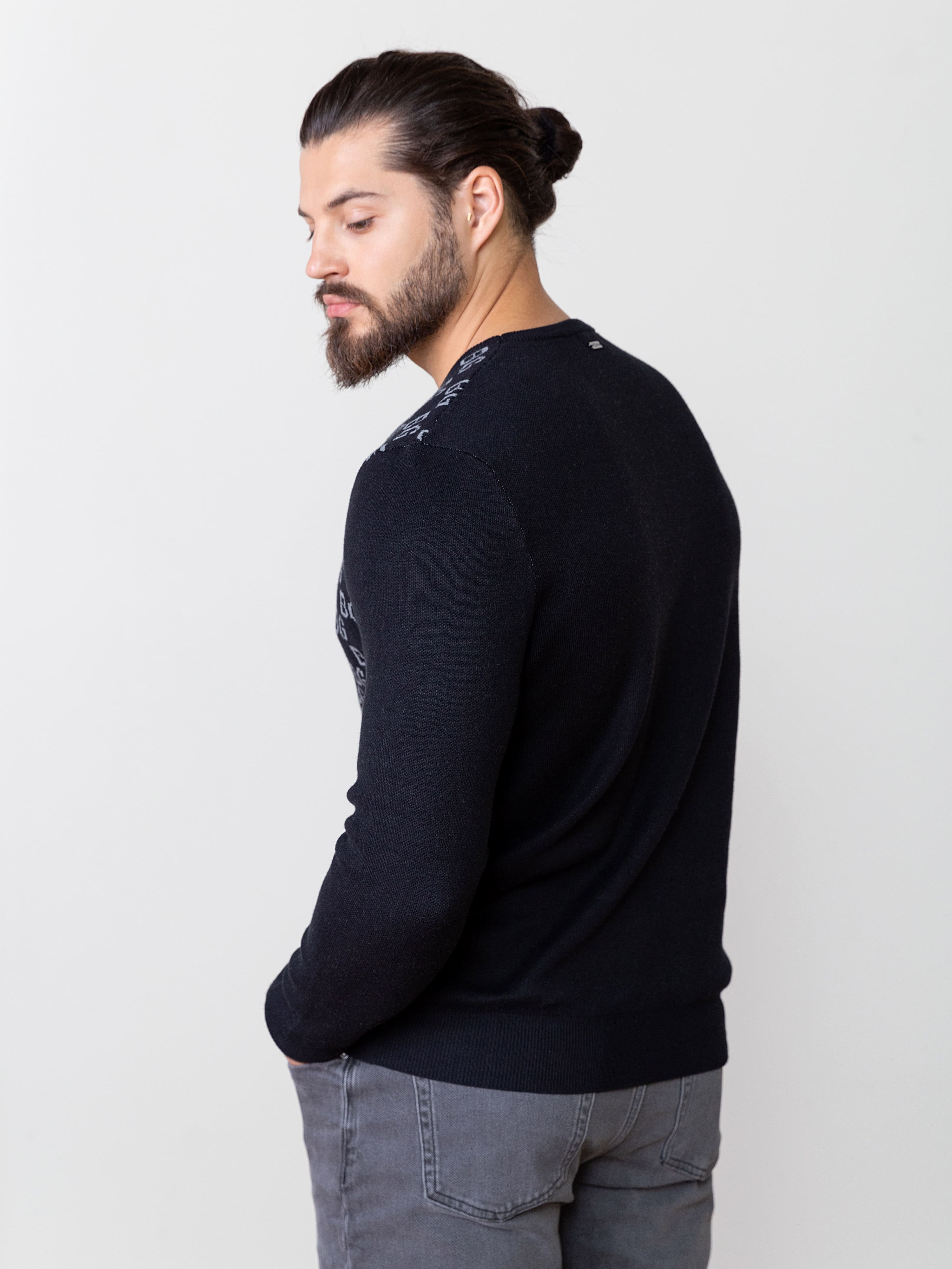 Джемпер, черный, BeGood 2