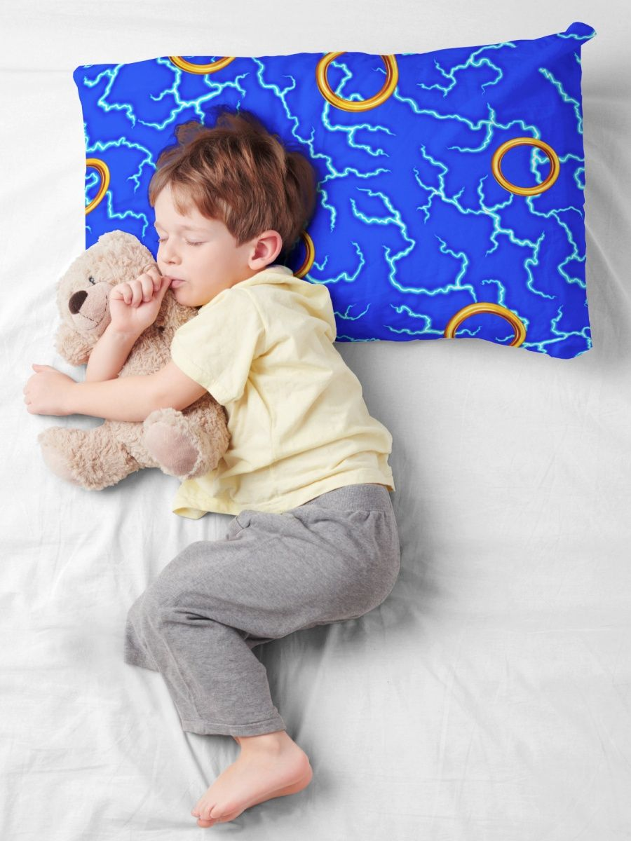 Комплект наволочек Juno Соник Золотые кольца 1