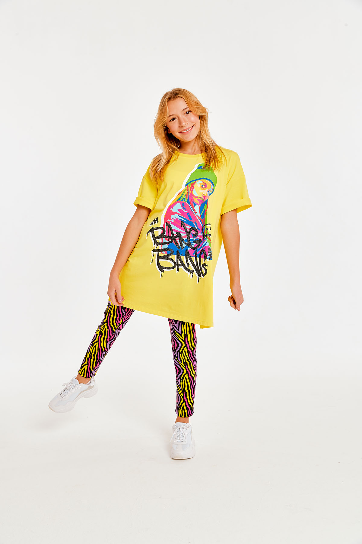 Лосины Galaxy spill Разноцветный Зебра, Juno 3