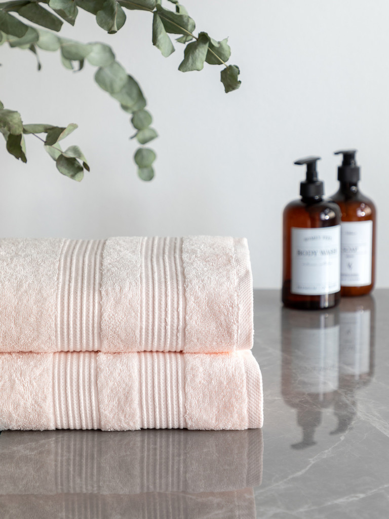 Комплект полотенец "Raffle", персик, Унисон 0