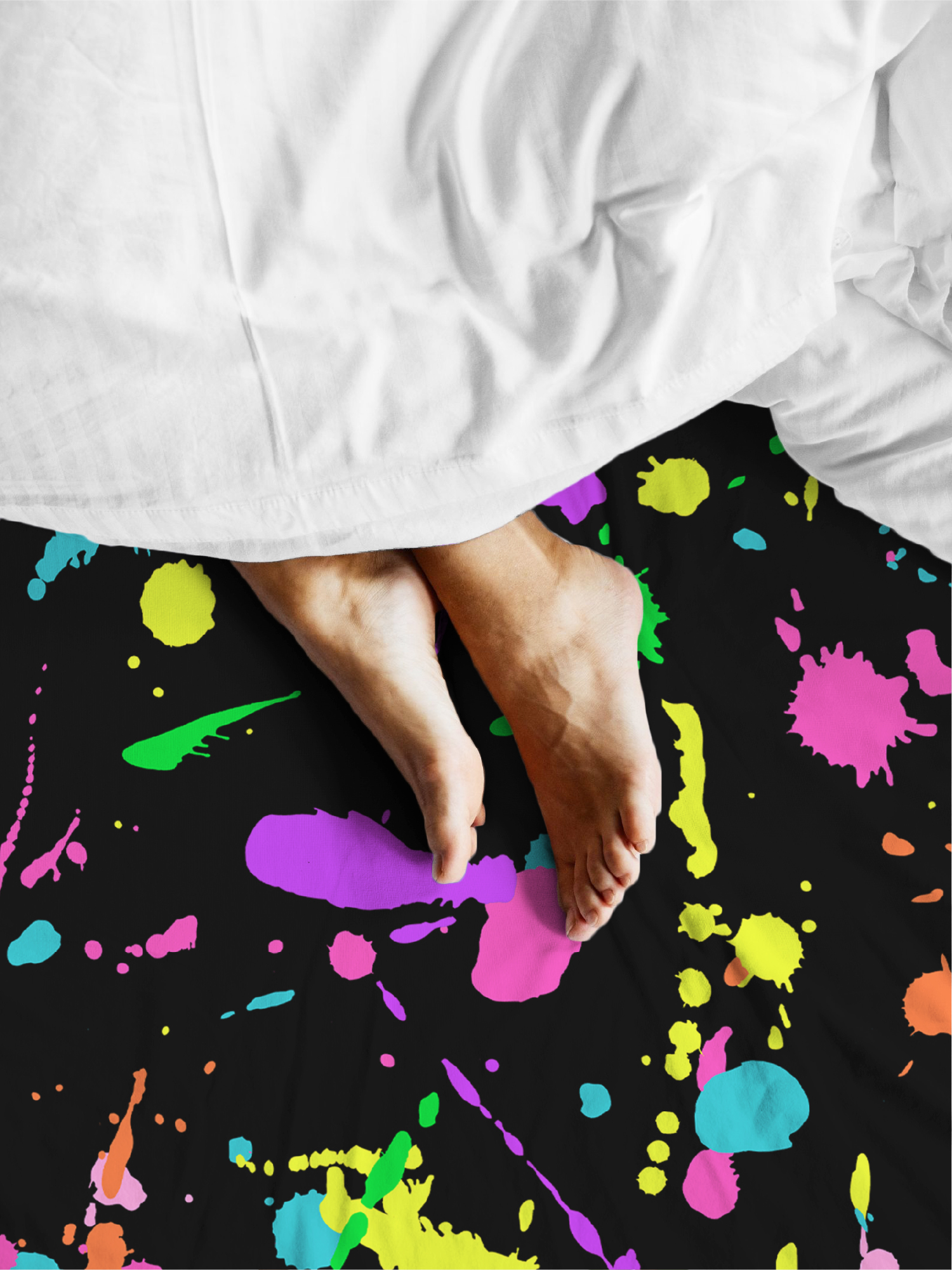 Простыня Paint black, Crazy Getup 1