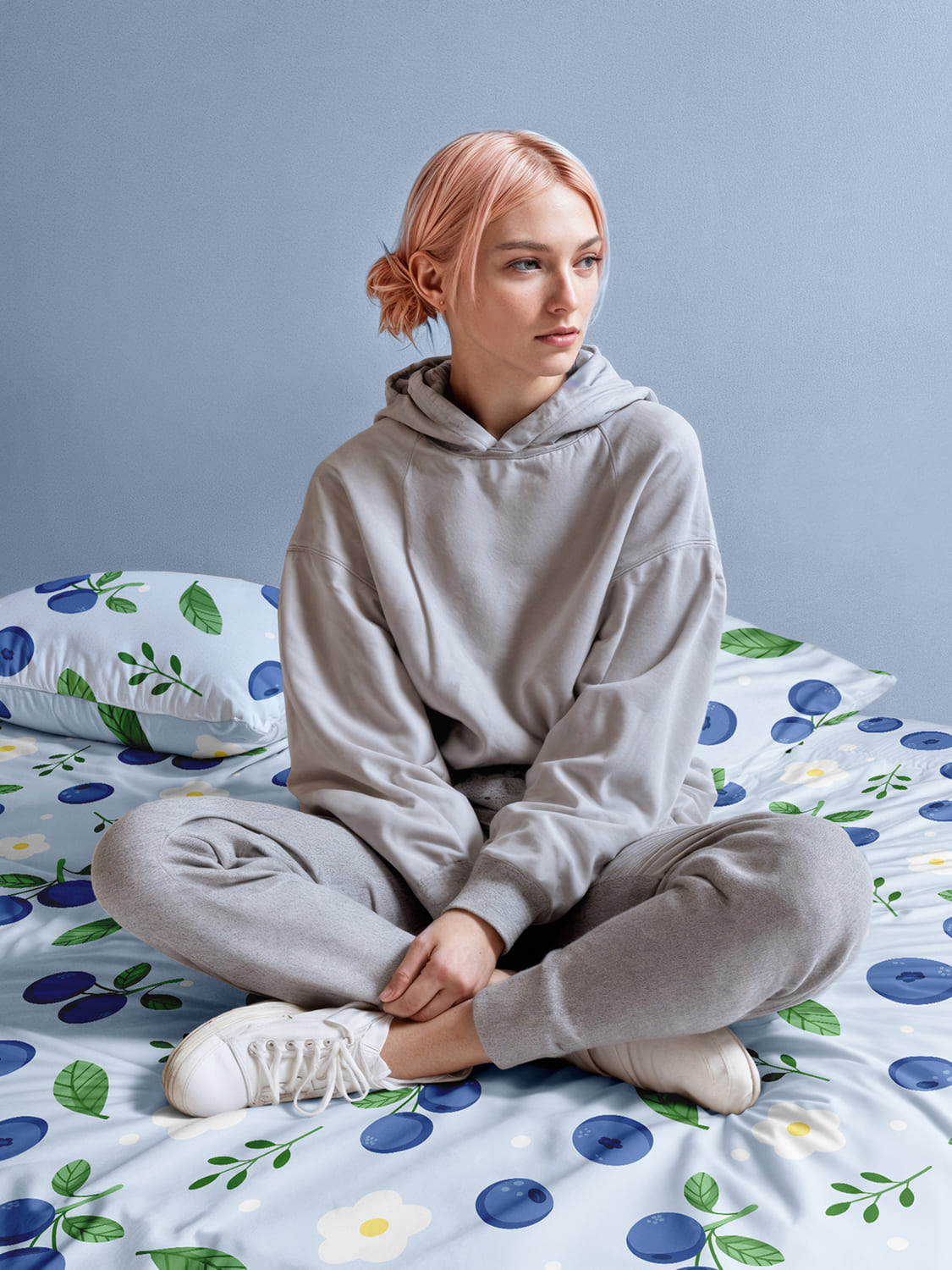 Постельное белье Crazy Getup Голубика 3