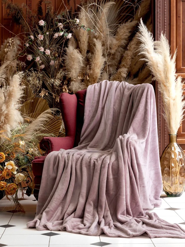 Плед Mia Cara Тезоро пудра 1