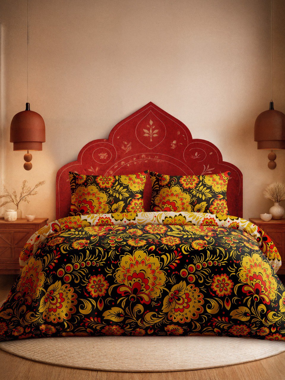 Постельное бельё Унисон Хохлома 0