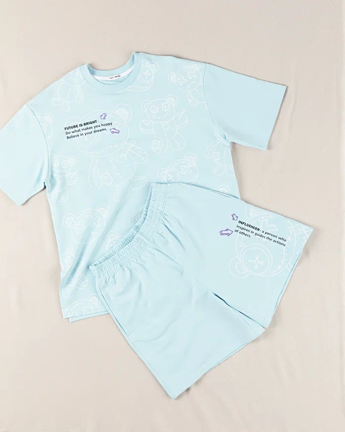 Комплект Soft lines Голубой, Crazy Getup 5