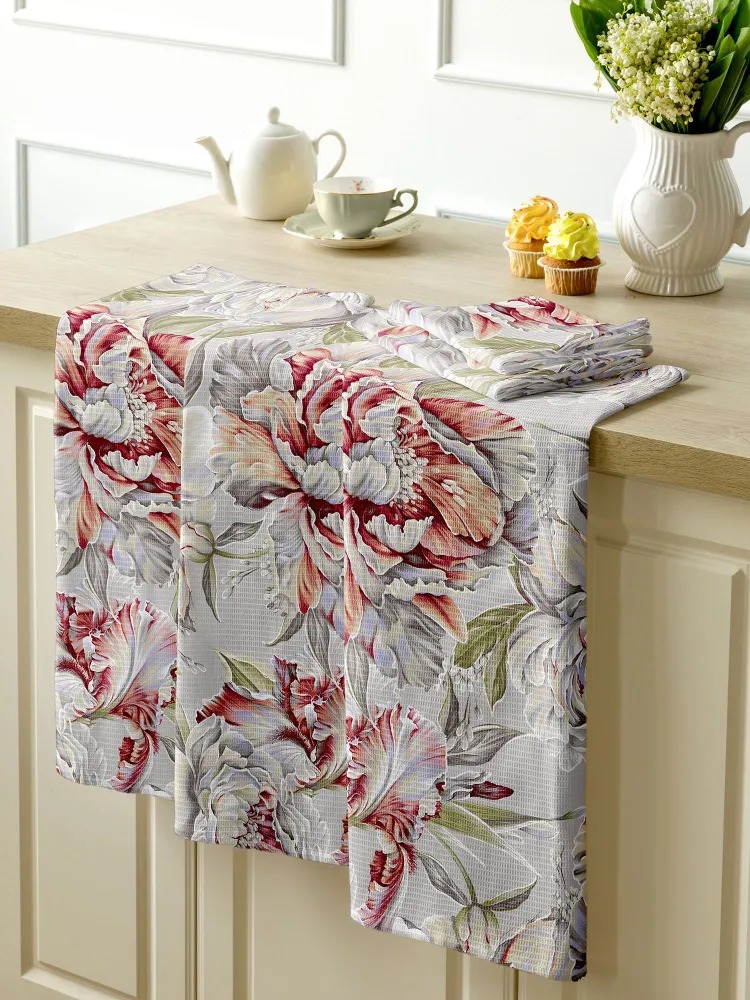 Комплект полотенец Пион, Mia Cara 0