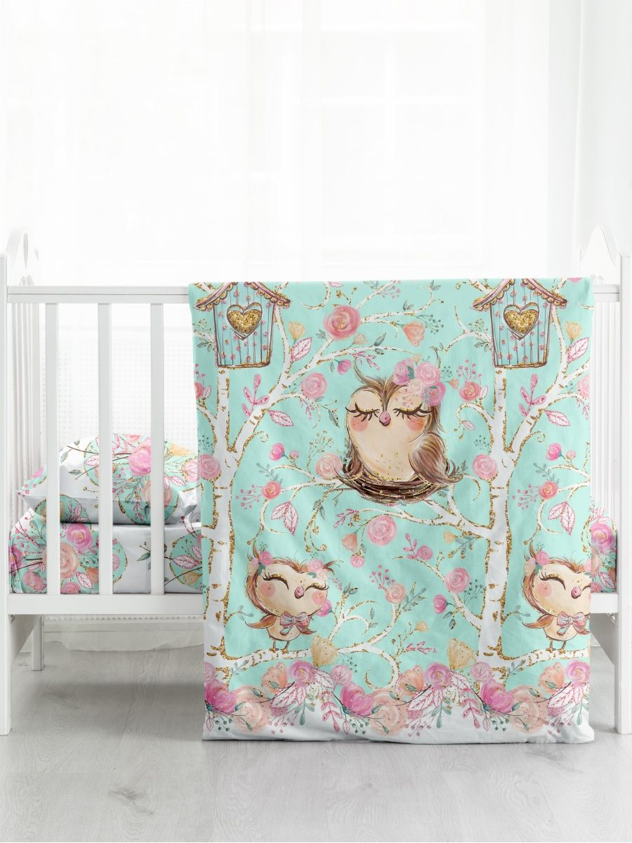 Постельное бельё Juno Owls family 0