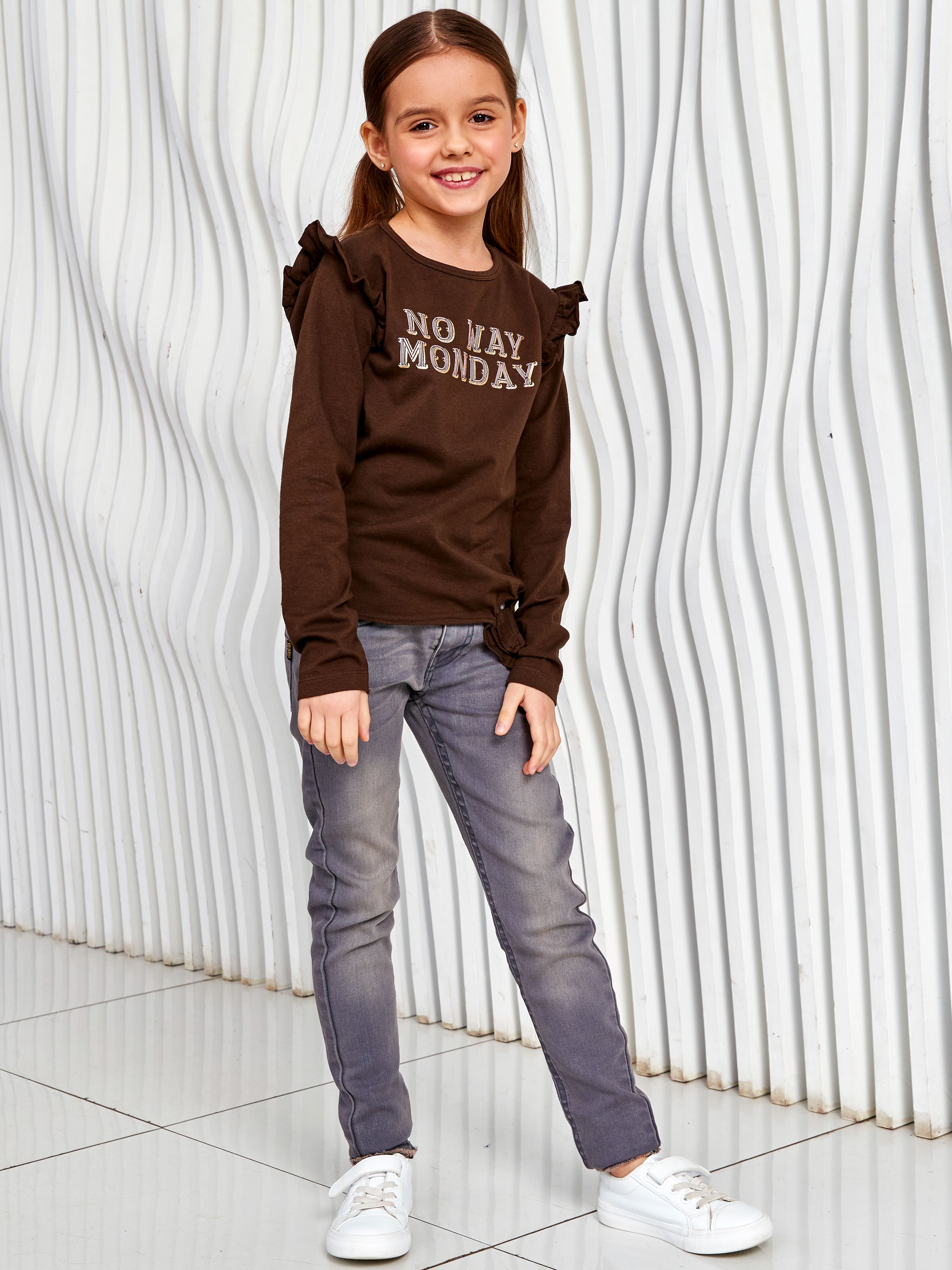 Лонгслив No Way Monday 2