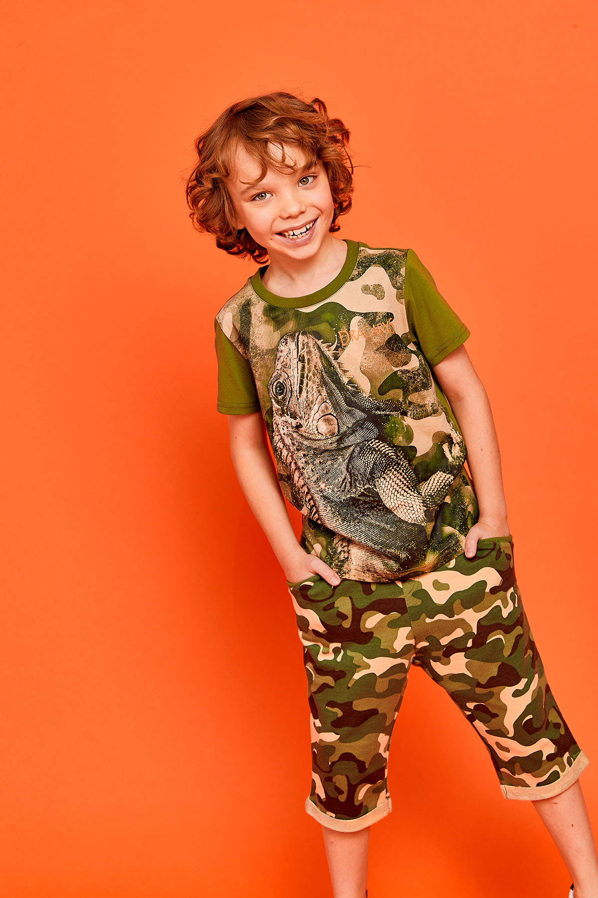 Футболка для мальчика "Chameleon", Juno 1