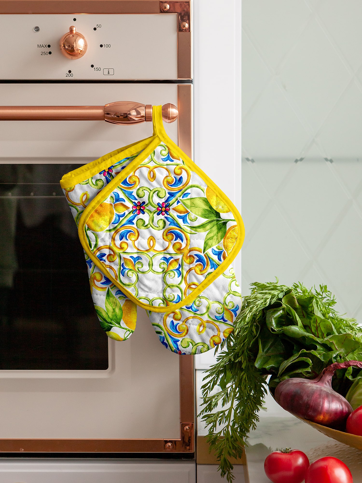 Комплект кухонный рогожка "Lemonade", Mia Cara 0