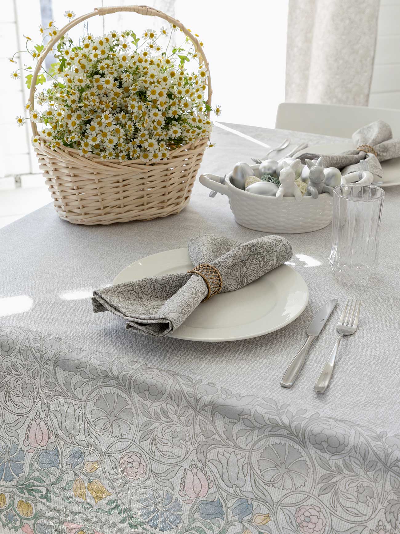 Скатерть рогожка "Linen", Унисон 4