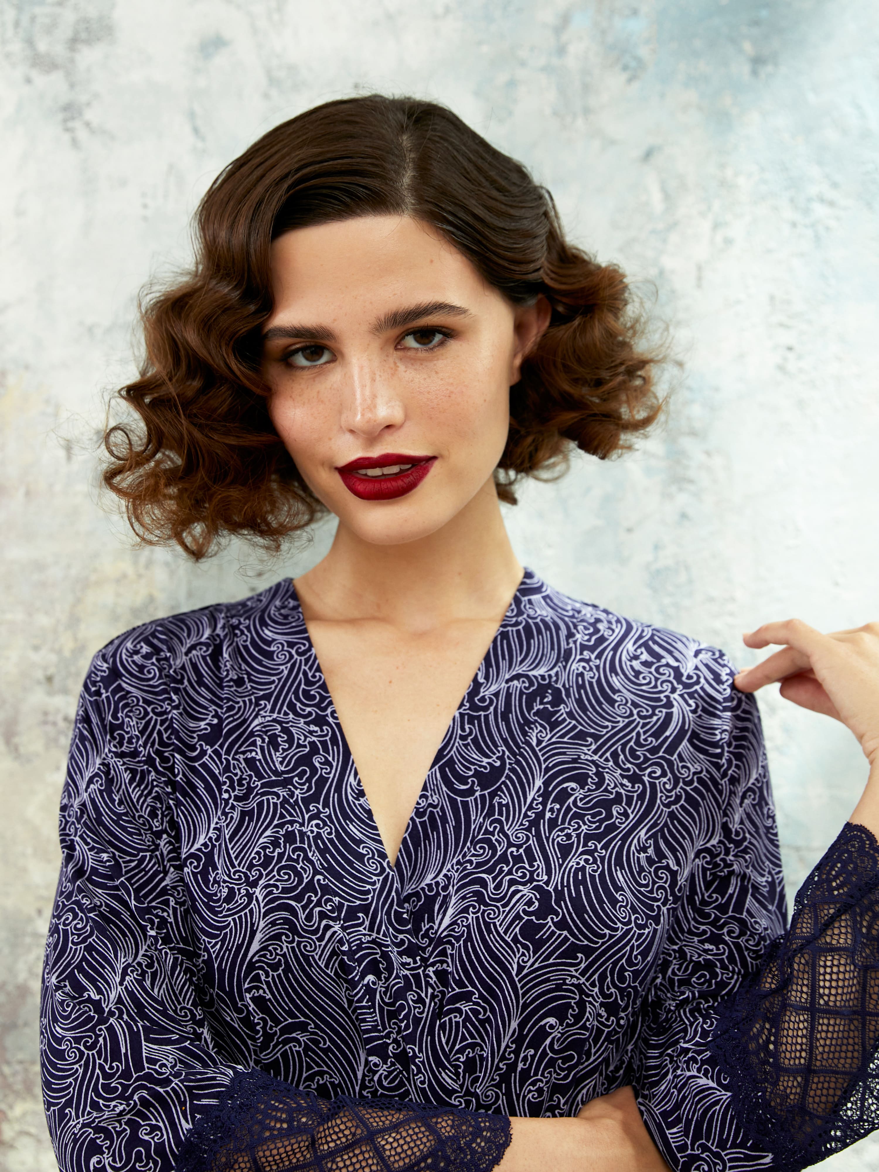 Халат Gretta Синие волны, Mia Cara 3