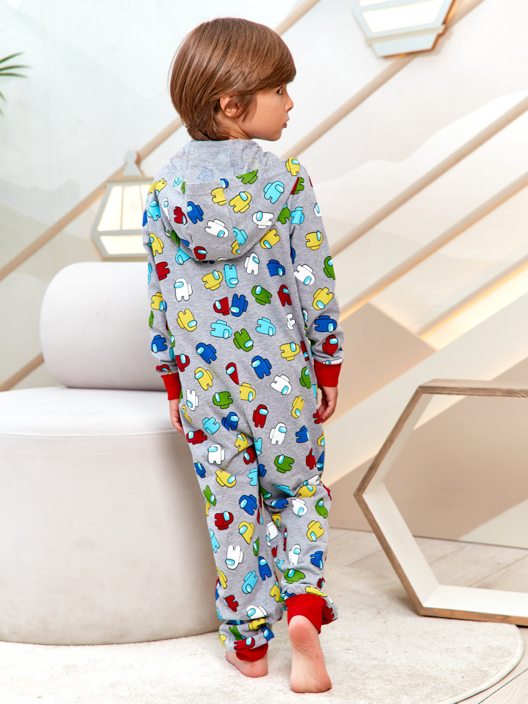 Пижама Sleepwear Boys Серый меланж Амонг, Juno 3