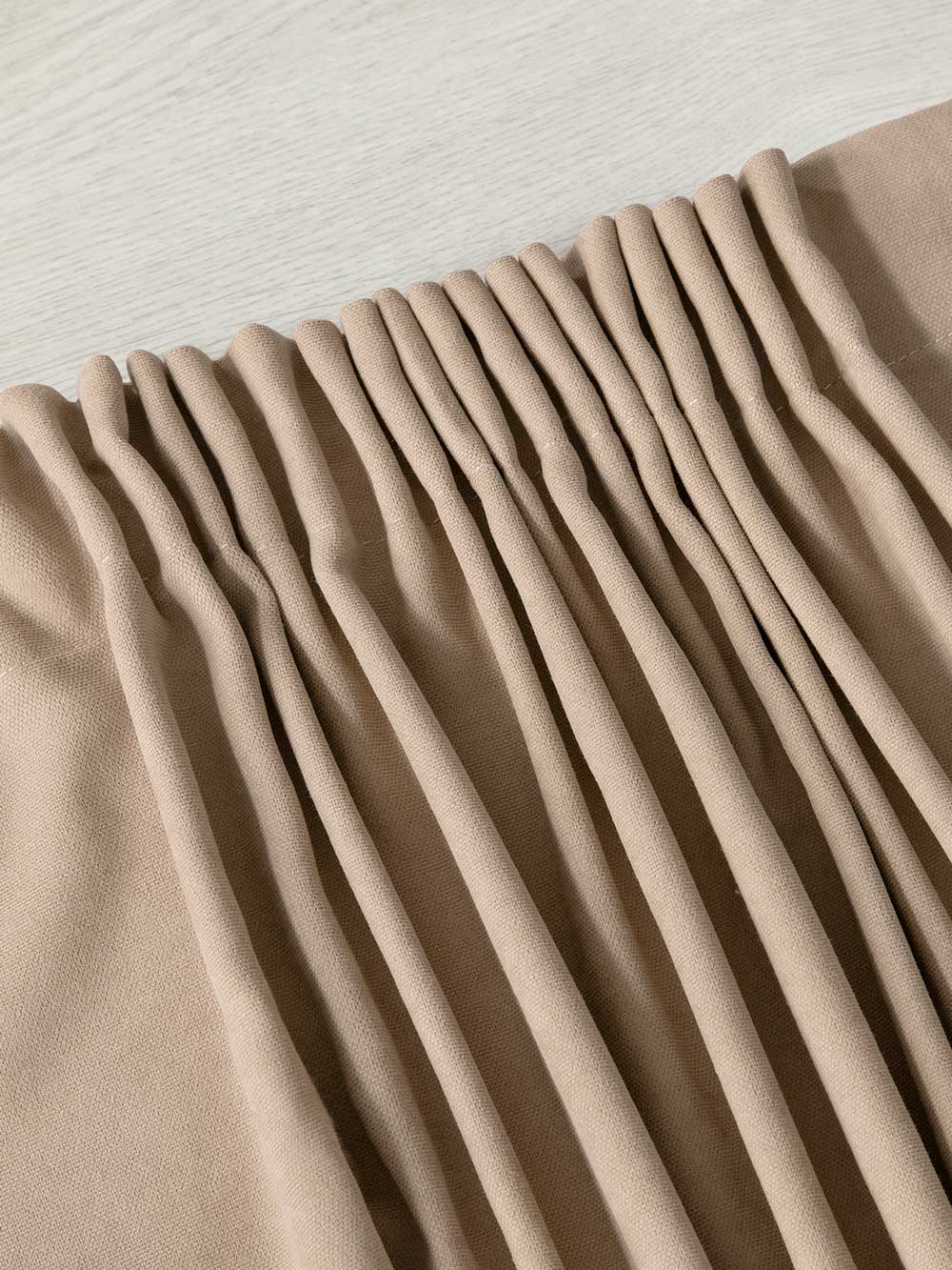 Комплект штор из канваса, песочный, Унисон 5