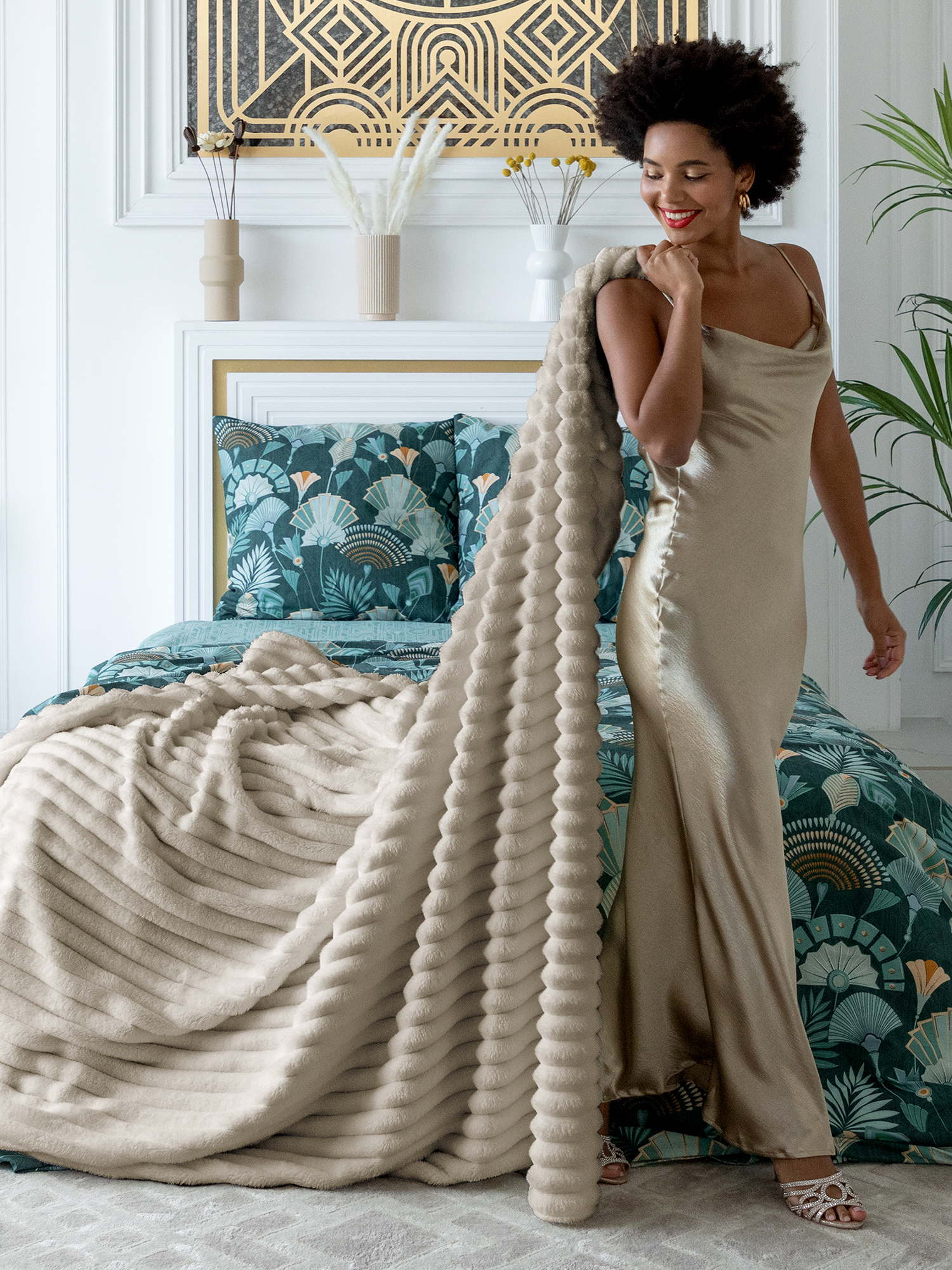 Плед Унисон Cappuccino 2