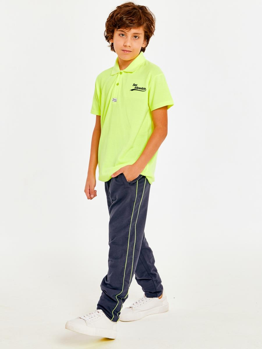 Рубашка поло / футболка поло Danger style Желтый неон, Juno 1