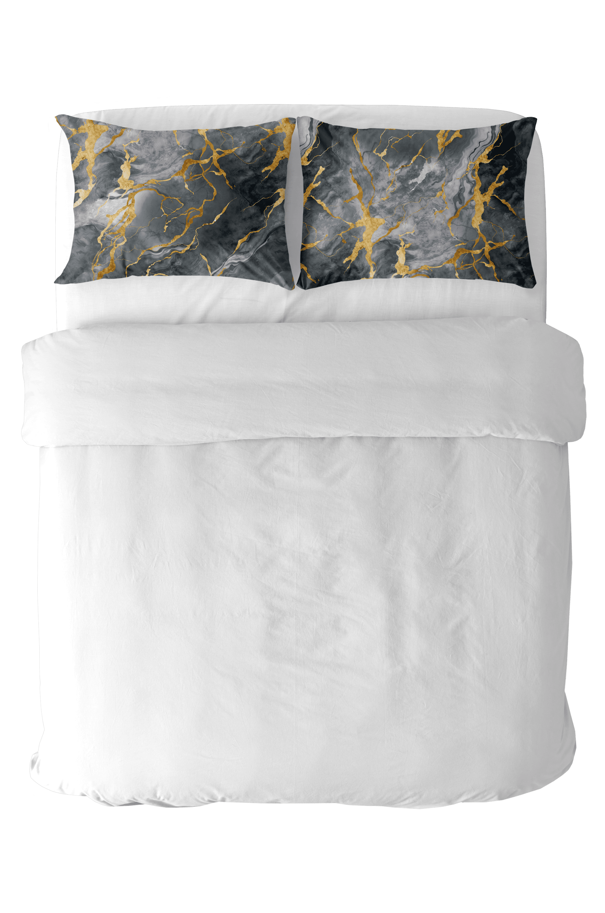 Комплект наволочек Унисон Серый мрамор 3