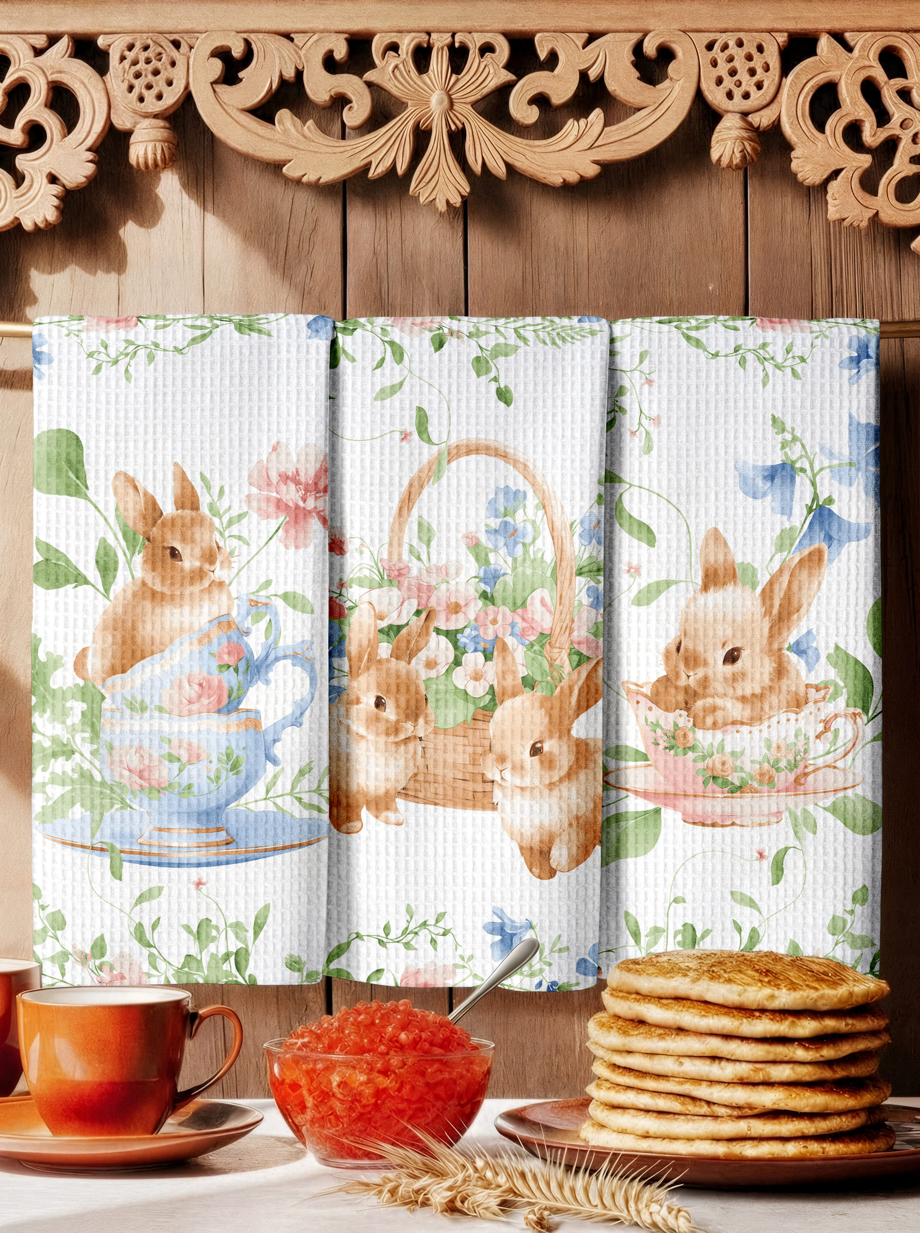 Комплект полотенец Унисон Милые кролики 0