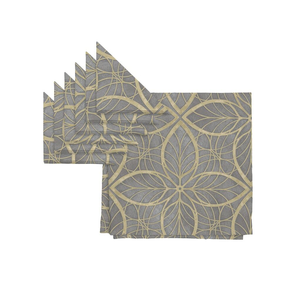 Комплект скатерть рогожка + 6 салфеток "Notre Dame", Унисон 2