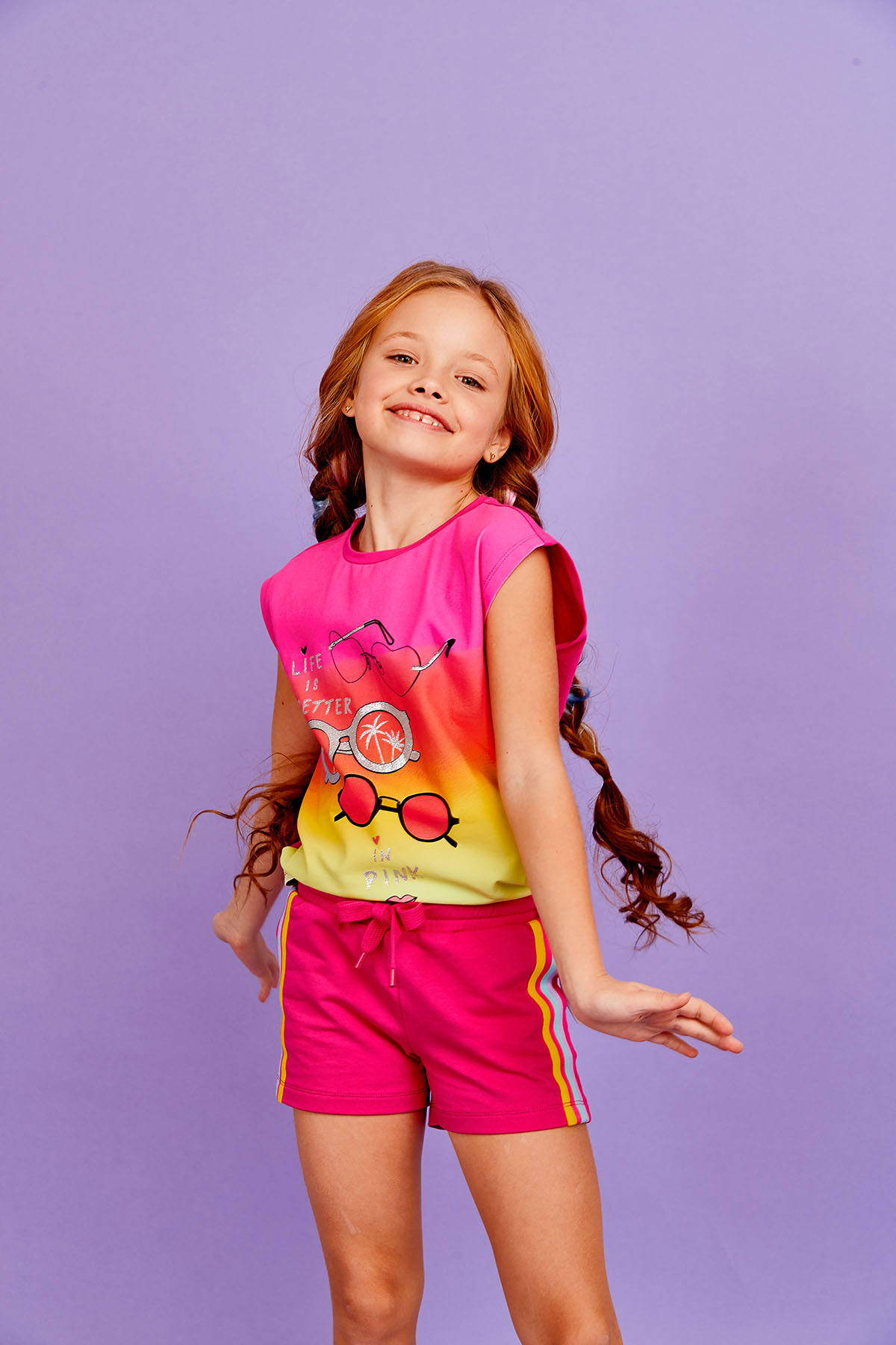 Футболка с завязками "Sweet Rainbow", Juno 4