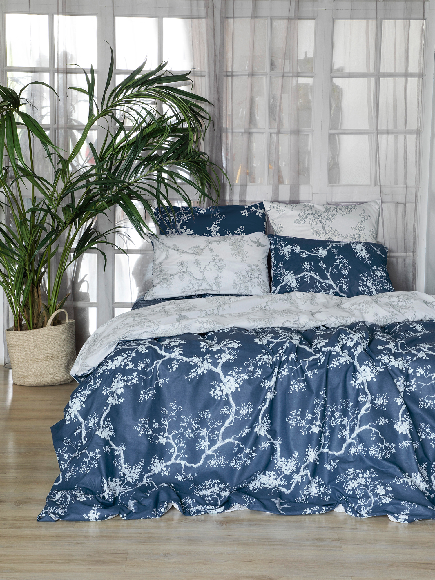 Постельное белье Chinoiserie blu, Mia Cara 1