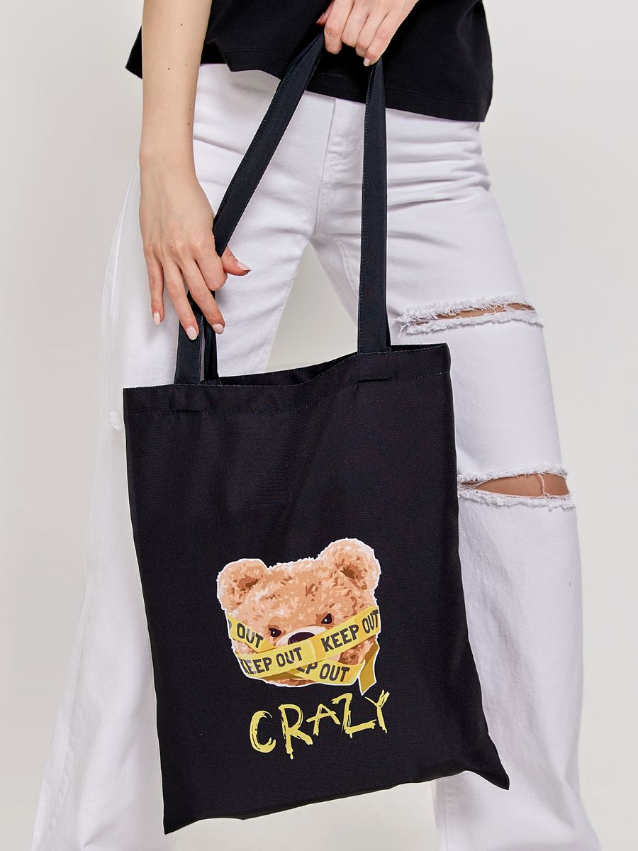 Сумка-шоппер Crazy Getup Crazy bear 1