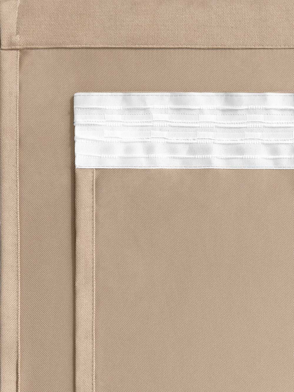 Комплект штор из канваса, песочный, Унисон 8
