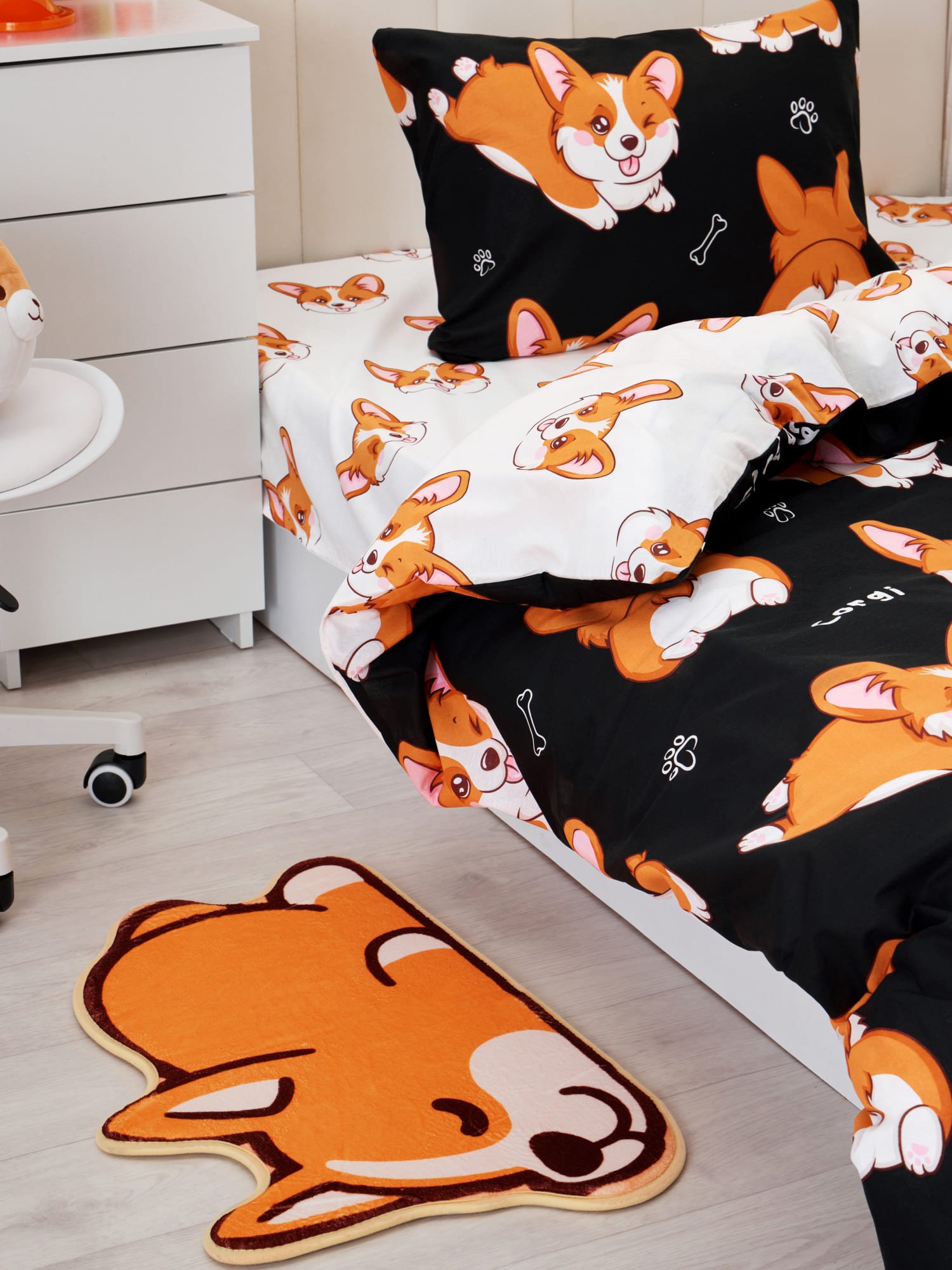 Постельное бельё, Crazy Getup, Корги 6
