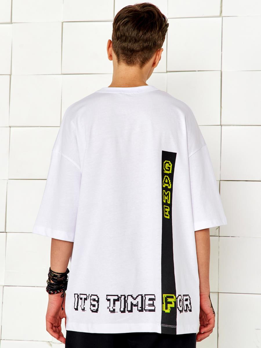 Футболка "MAD GAME", белый, Crazy Getup 2